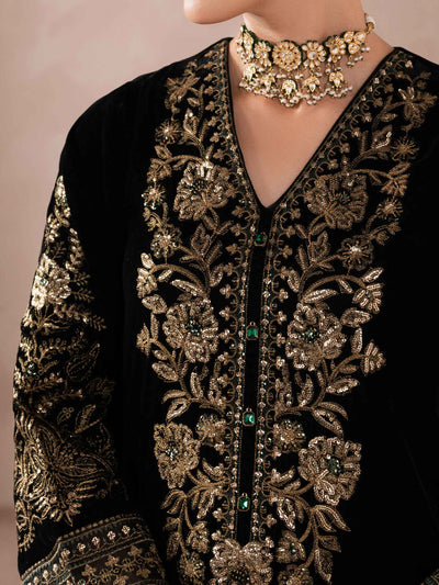 Lime Light | Velvet Pret | V-06 -  Lime Light Ladies Clothes - Original Designer Dress - House of Maryam