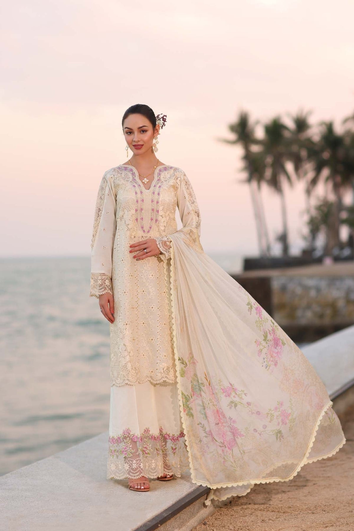 Noor by Saadia Asad | Eid Luxury Laserkari 25 | D3-A -  Noor by Saadia Asad Ladies Clothes - Original Designer Dress - House of Maryam