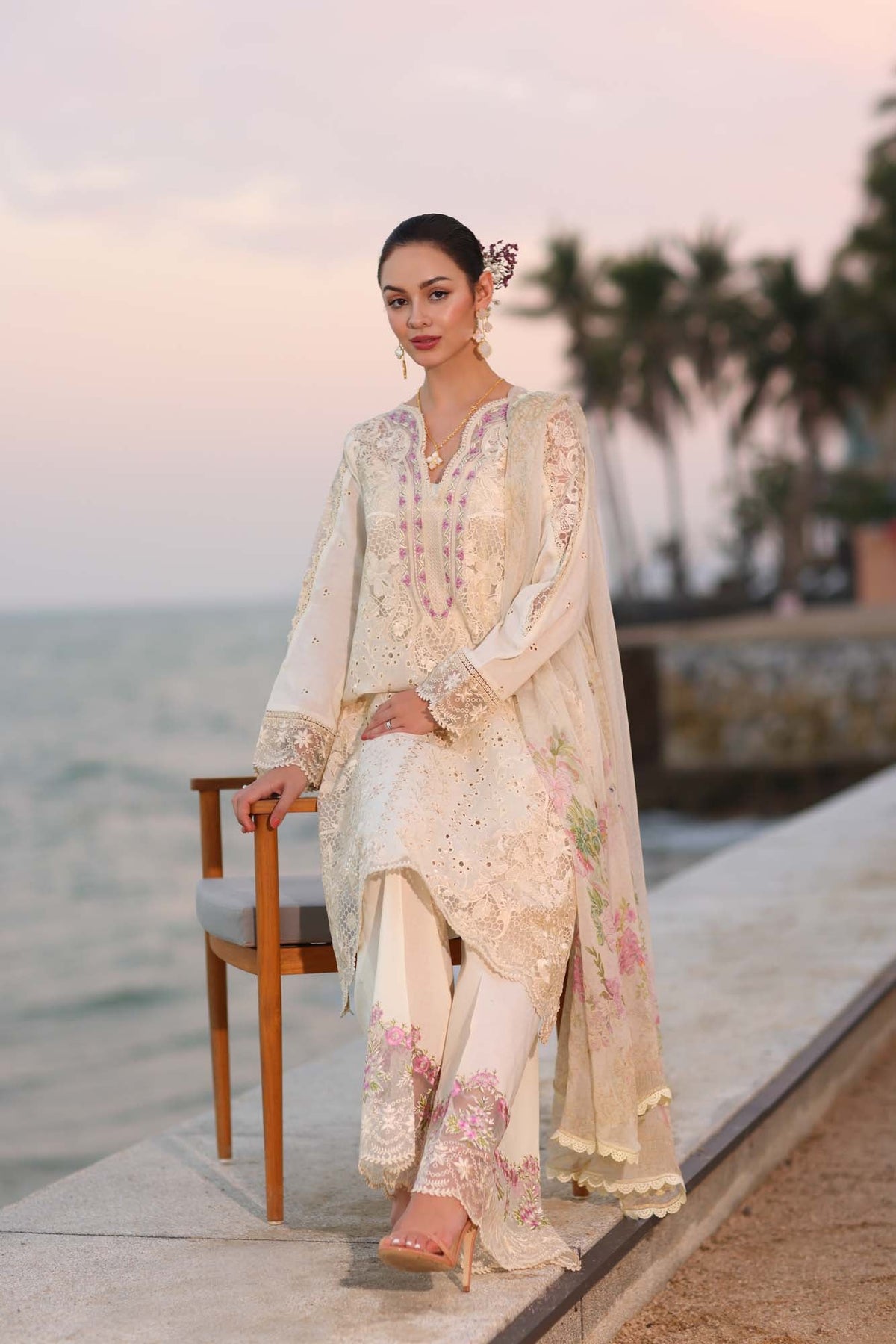 Noor by Saadia Asad | Eid Luxury Laserkari 25 | D3-A -  Noor by Saadia Asad Ladies Clothes - Original Designer Dress - House of Maryam