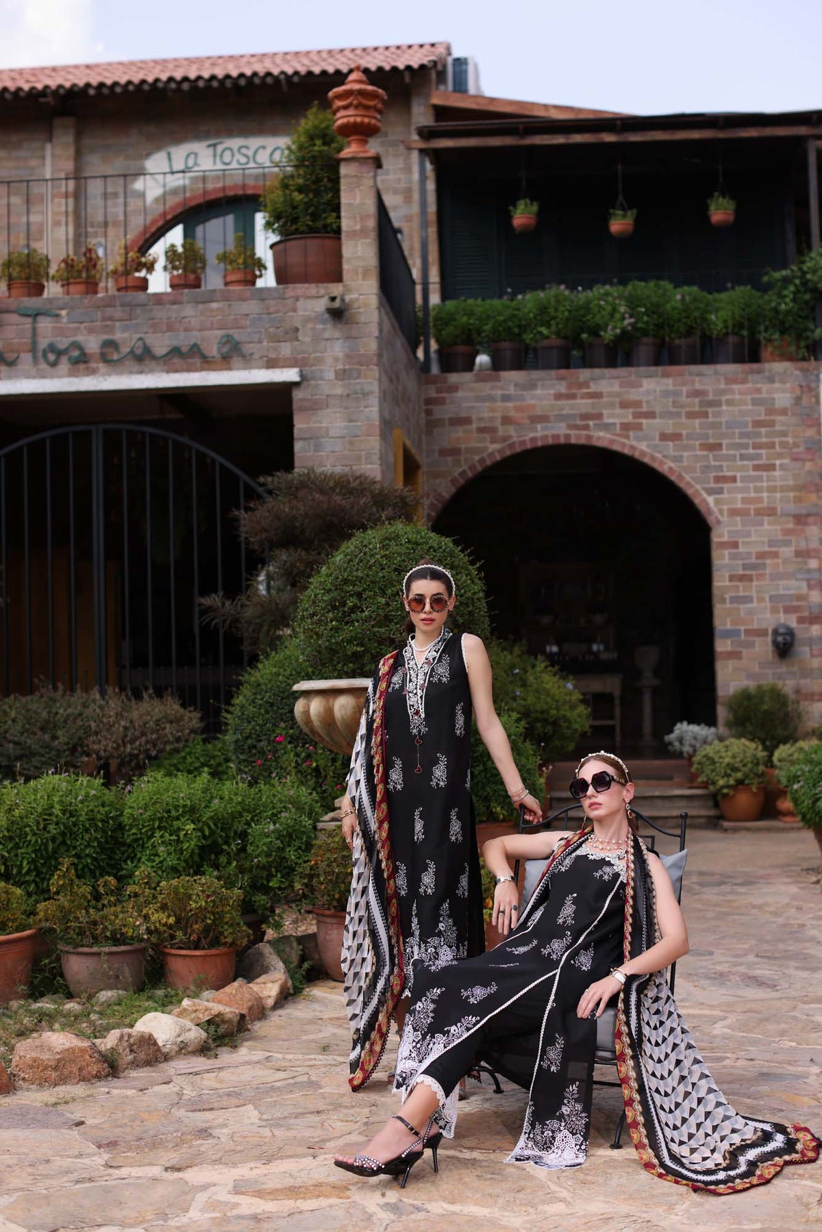 Noor by Saadia Asad | Eid Luxe Printkari 24 | D6 -  Noor by Saadia Asad Luxury - Original Designer Dress - House of Maryam