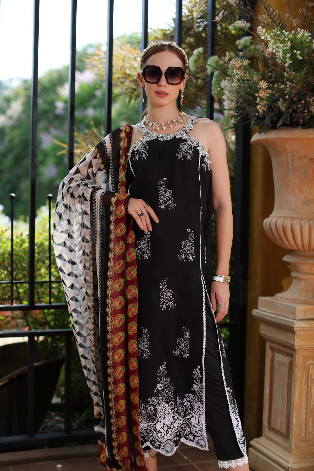 Noor by Saadia Asad | Eid Luxe Printkari 24 | D6 -  Noor by Saadia Asad Luxury - Original Designer Dress - House of Maryam