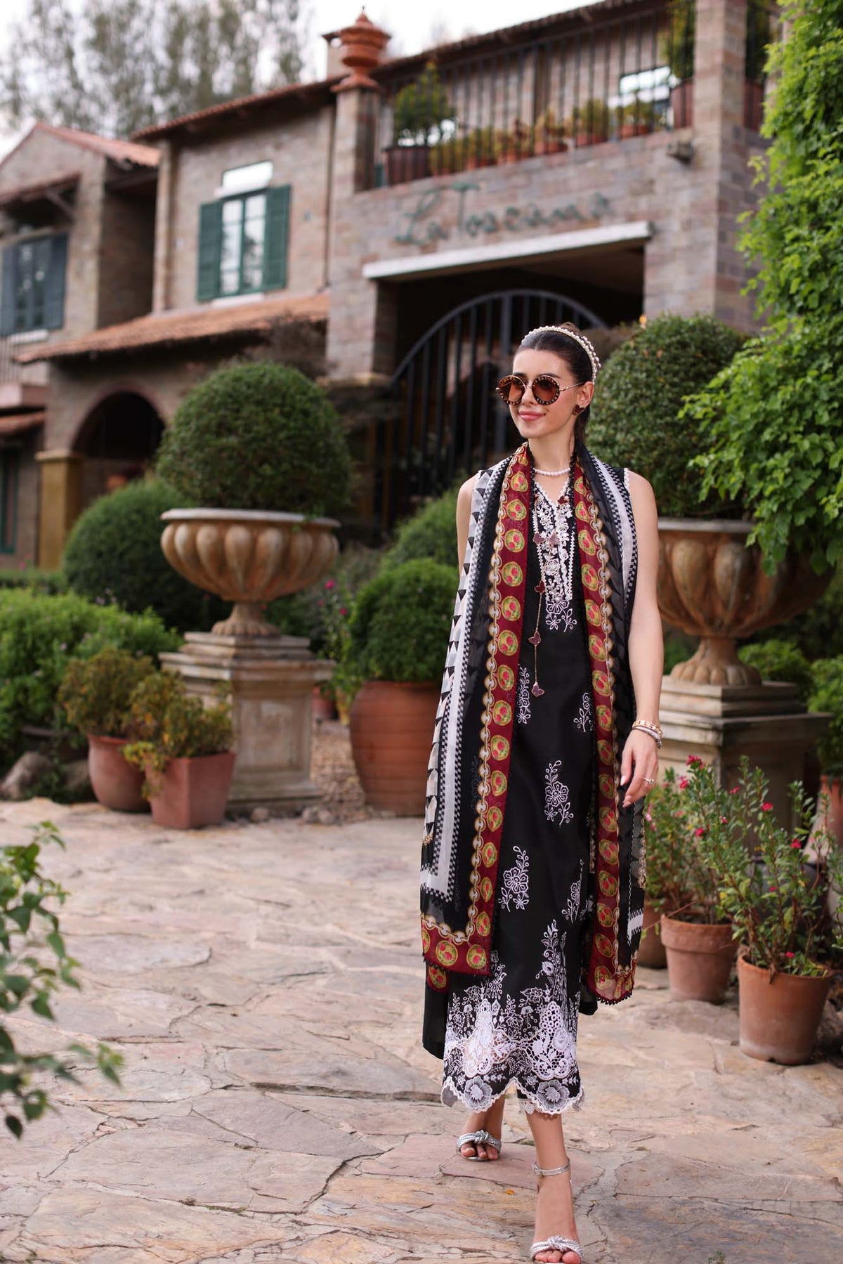 Noor by Saadia Asad | Eid Luxe Printkari 24 | D6 -  Noor by Saadia Asad Luxury - Original Designer Dress - House of Maryam
