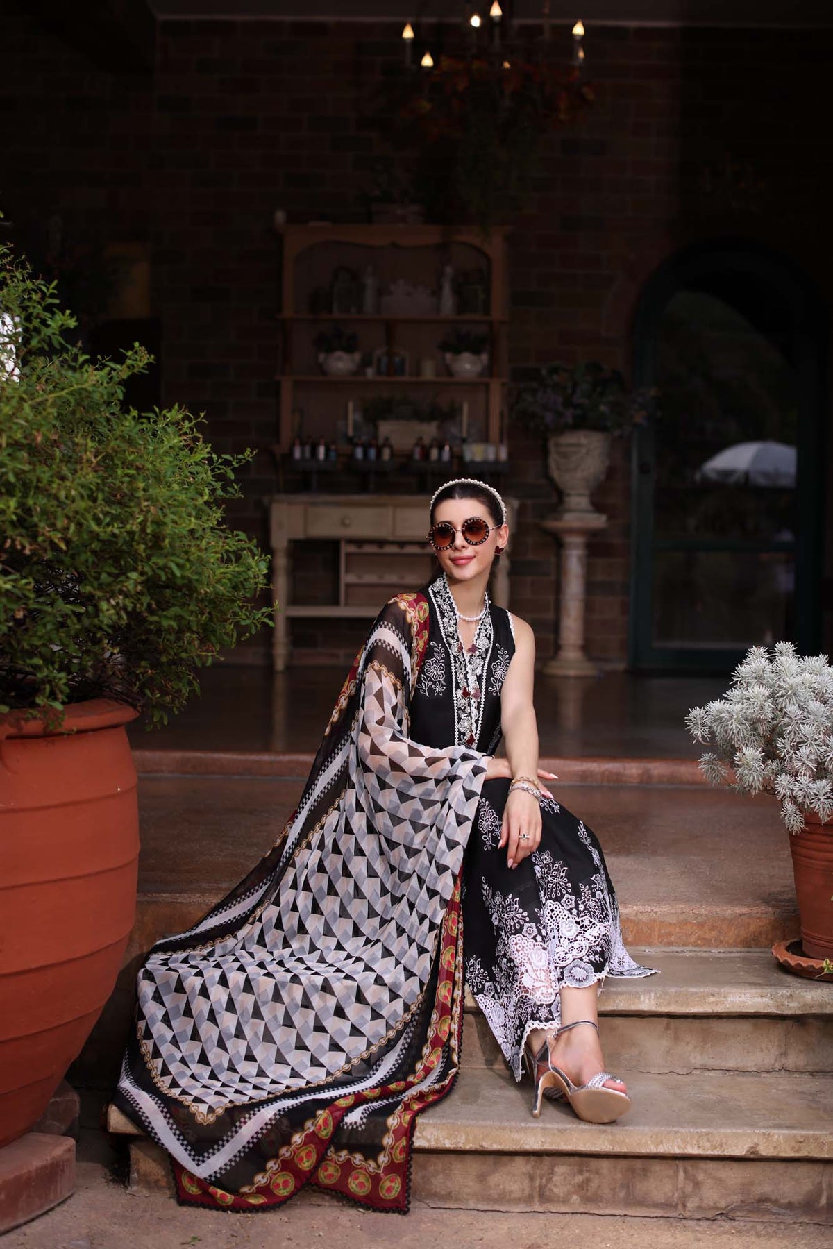 Noor by Saadia Asad | Eid Luxe Printkari 24 | D6 -  Noor by Saadia Asad Luxury - Original Designer Dress - House of Maryam