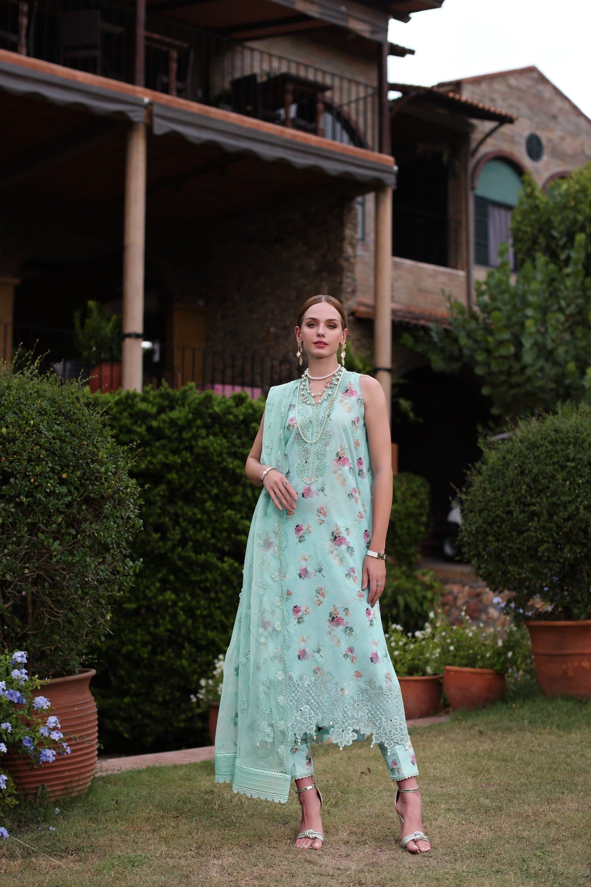 Noor by Saadia Asad | Eid Luxe Printkari 24 | D5 -  Noor by Saadia Asad Luxury - Original Designer Dress - House of Maryam