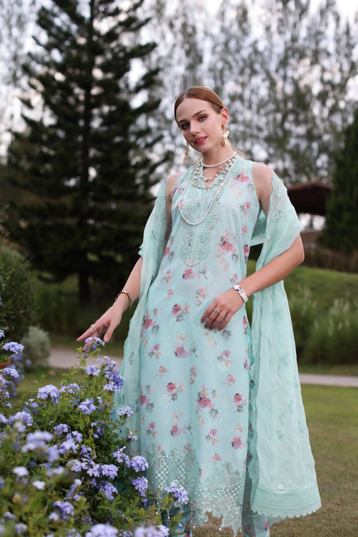 Noor by Saadia Asad | Eid Luxe Printkari 24 | D5 -  Noor by Saadia Asad Luxury - Original Designer Dress - House of Maryam
