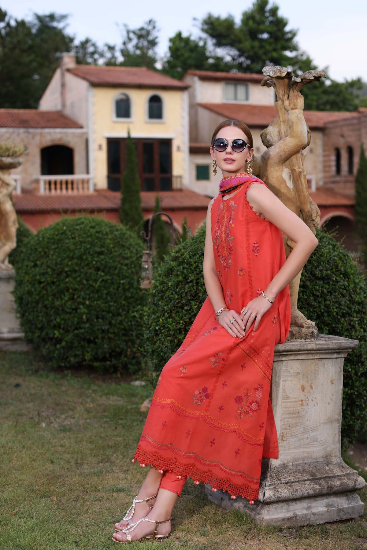 Noor by Saadia Asad | Eid Luxe Printkari 24 | D3 -  Noor by Saadia Asad Luxury - Original Designer Dress - House of Maryam