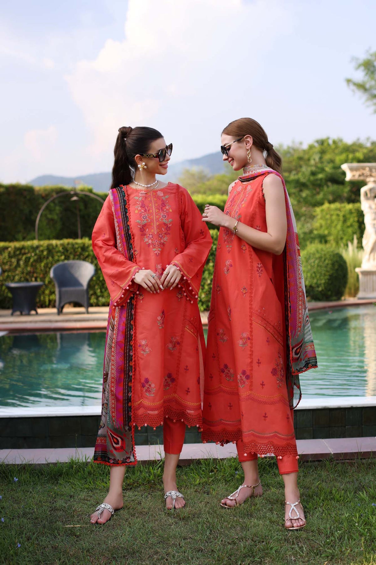 Noor by Saadia Asad | Eid Luxe Printkari 24 | D3 -  Noor by Saadia Asad Luxury - Original Designer Dress - House of Maryam
