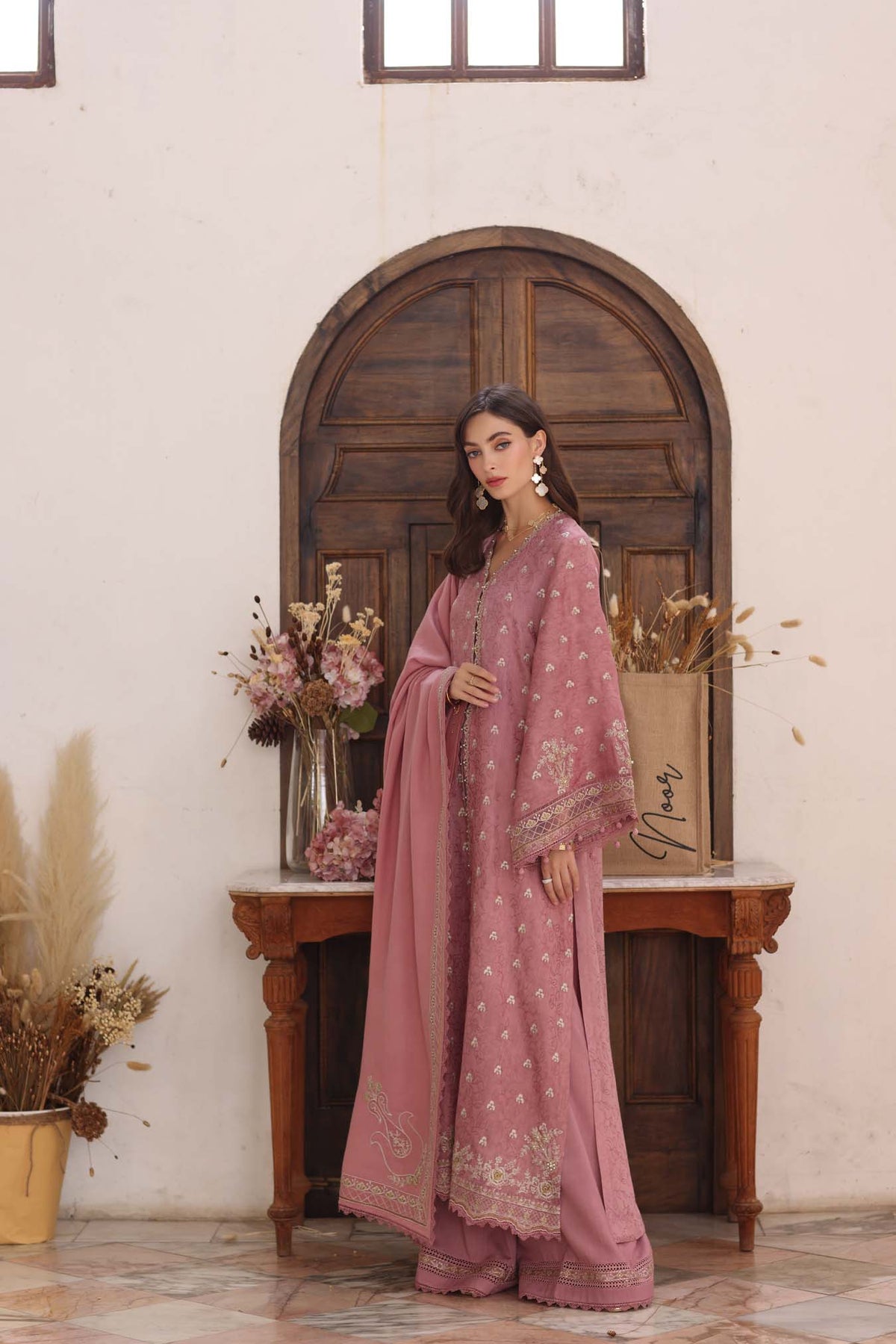 Noor by Saadia Asad | Winter Pashmina 25 | Aveline-4