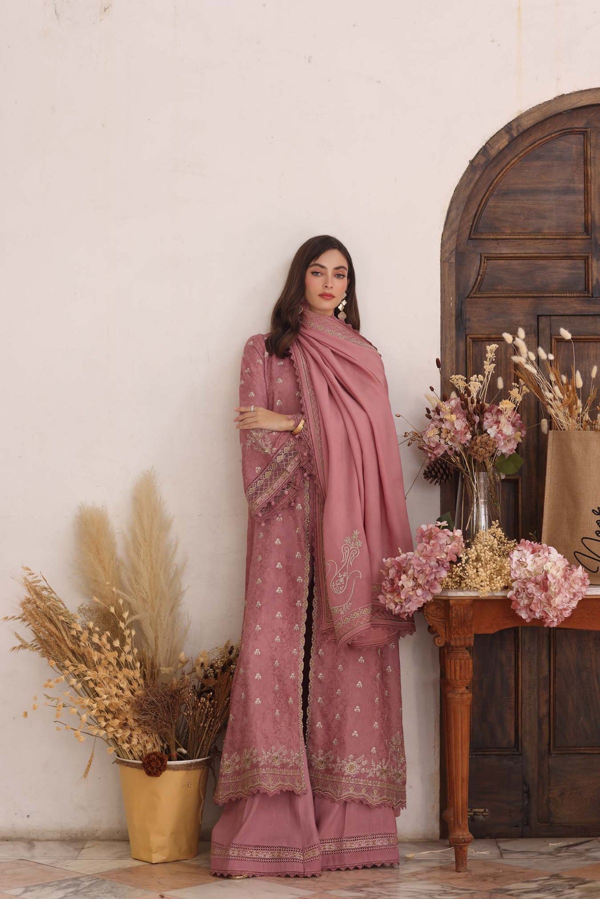 Noor by Saadia Asad | Winter Pashmina 25 | Aveline-6