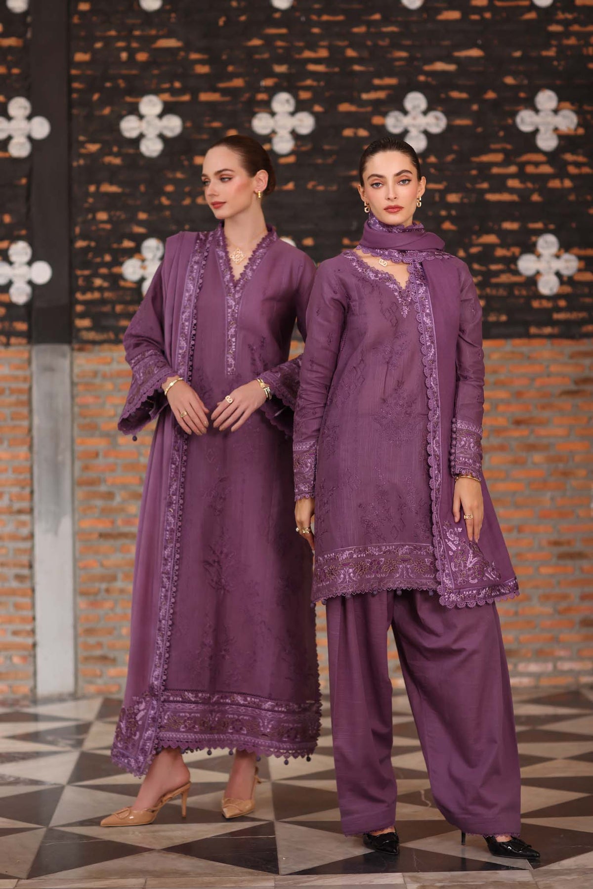 Noor by Saadia Asad | Winter Pashmina 25 | Serenity-2