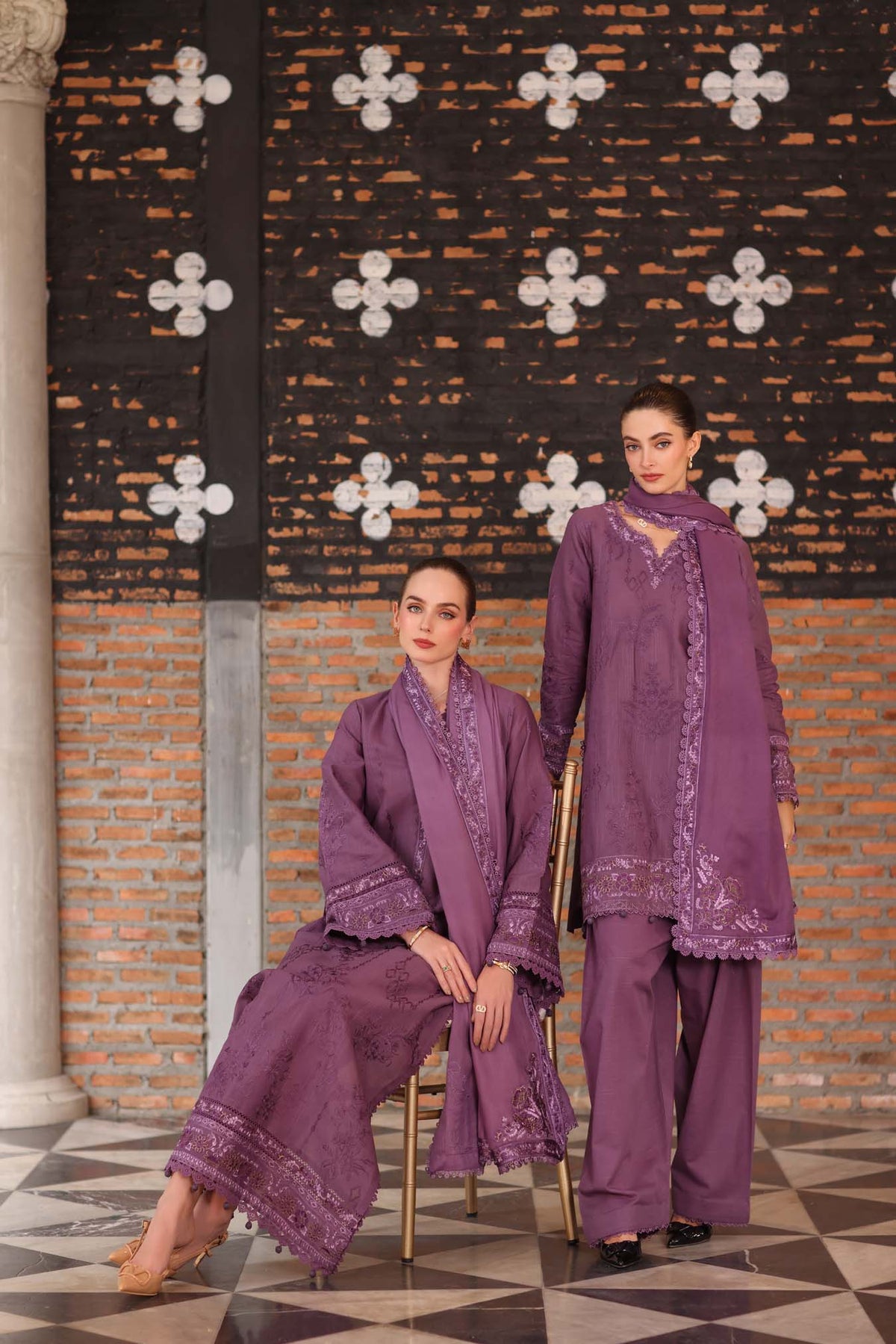 Noor by Saadia Asad | Winter Pashmina 25 | Serenity-7