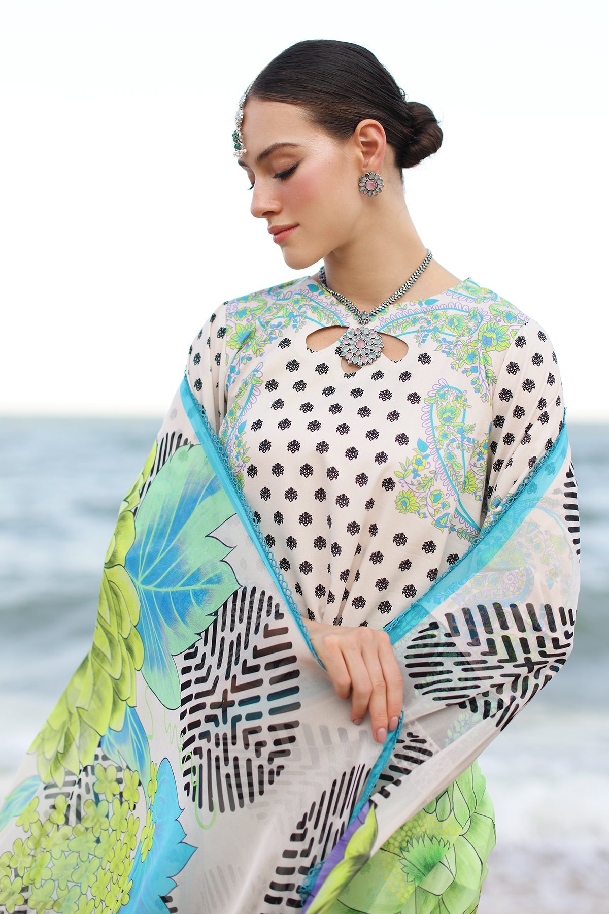 Charizma | C Prints Vol 6 | CP4-50 -  Charizma Casuals - Original Designer Dress - House of Maryam