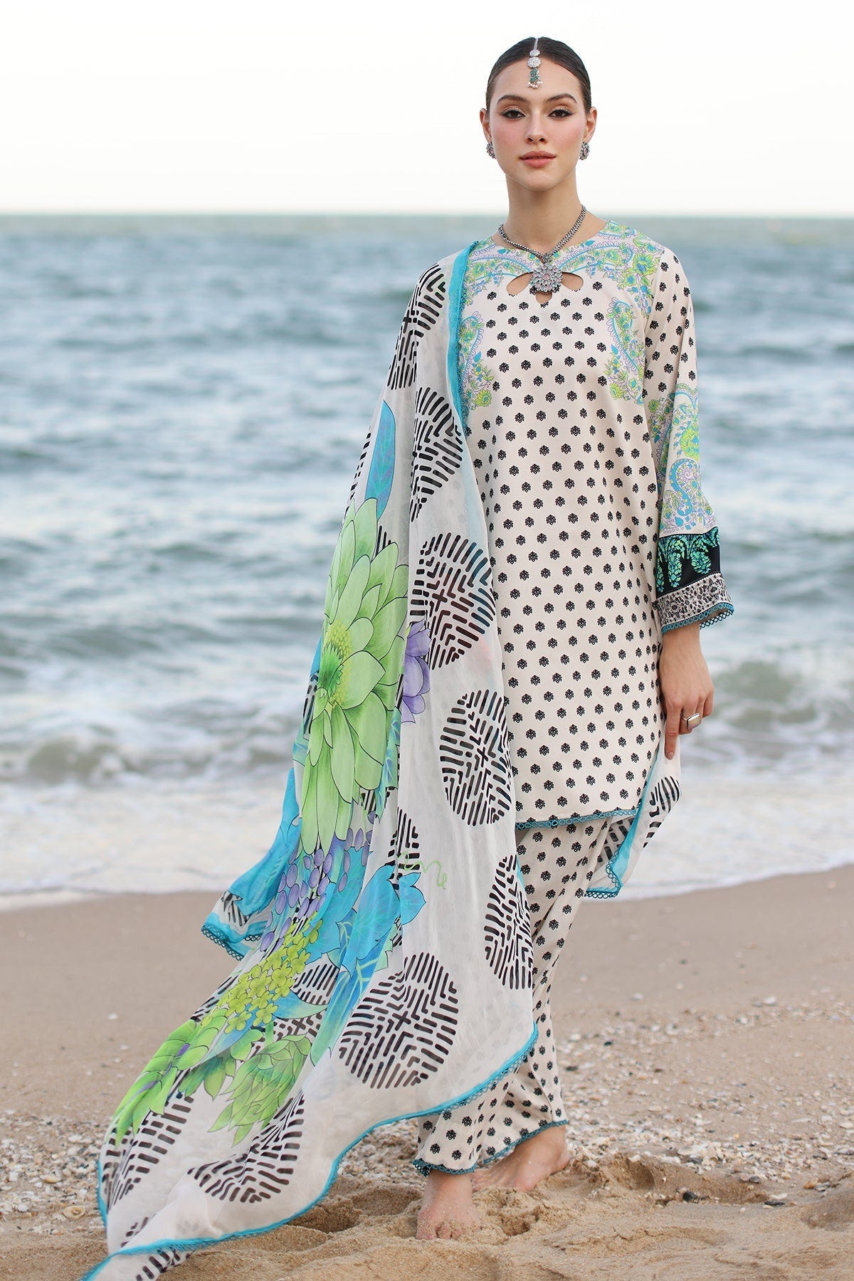 Charizma | C Prints Vol 6 | CP4-50 -  Charizma Casuals - Original Designer Dress - House of Maryam