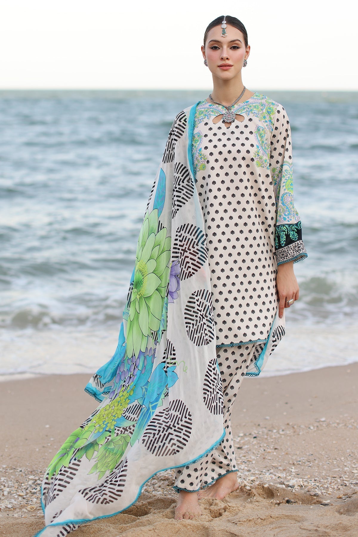 Charizma | C Prints Vol 6 | CP4-50 -  Charizma Casuals - Original Designer Dress - House of Maryam