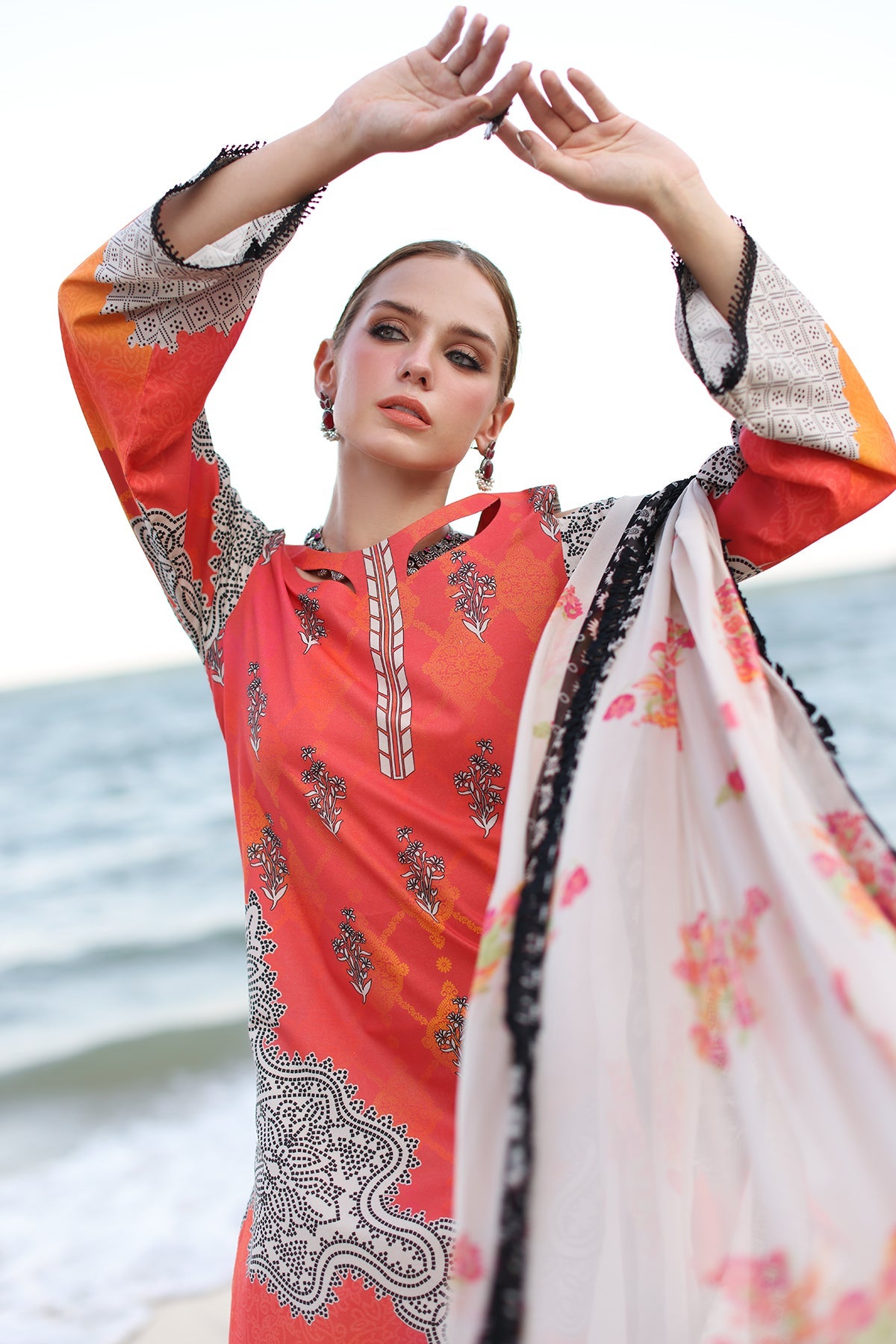 Charizma | C Prints Vol 6 | CP4-49 -  Charizma Casuals - Original Designer Dress - House of Maryam