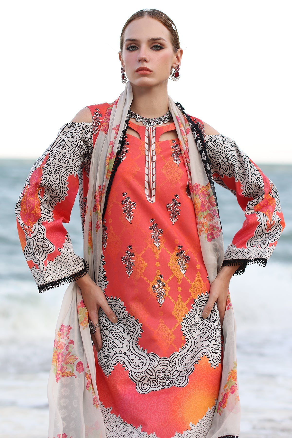 Charizma | C Prints Vol 6 | CP4-49 -  Charizma Casuals - Original Designer Dress - House of Maryam