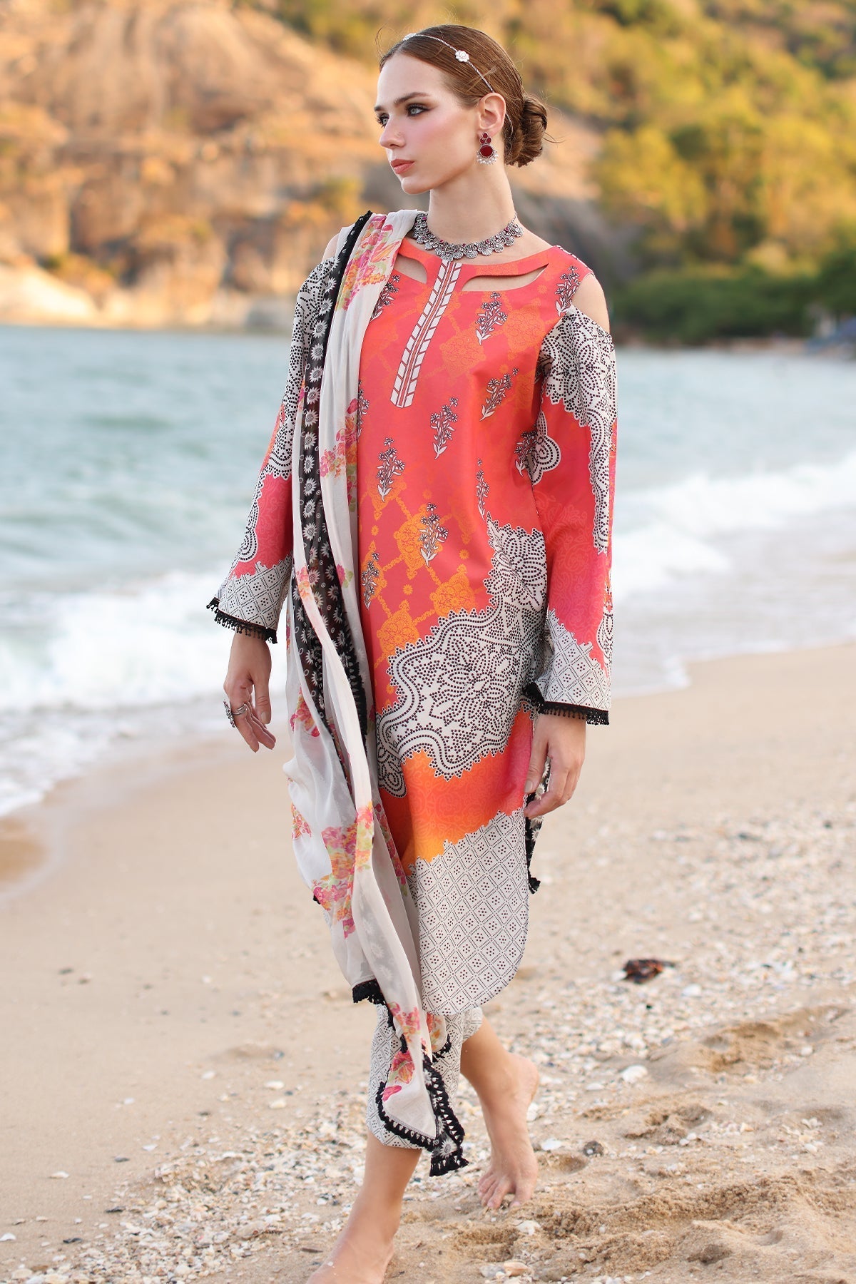 Charizma | C Prints Vol 6 | CP4-49 -  Charizma Casuals - Original Designer Dress - House of Maryam