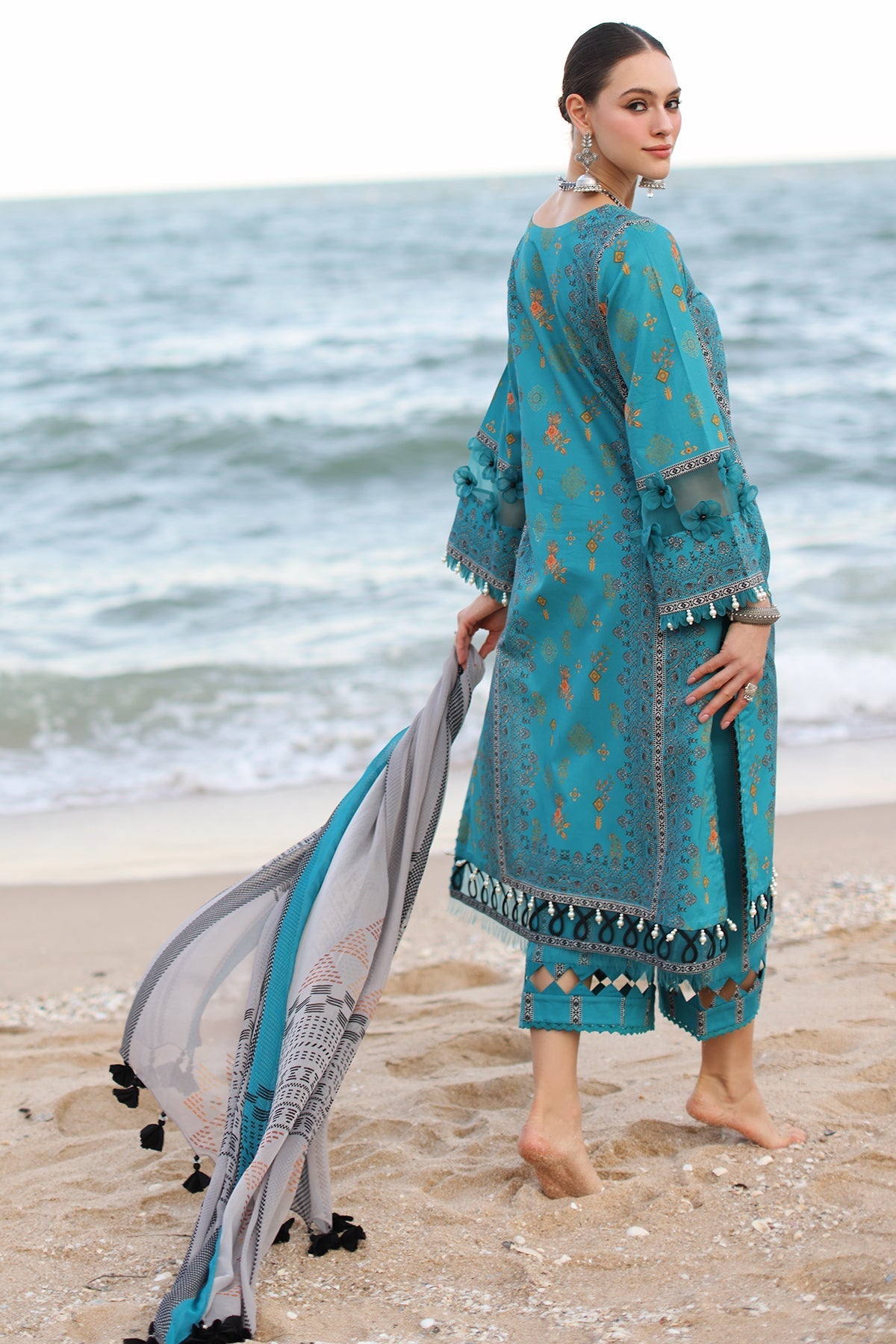 Charizma | C Prints Vol 6 | CP4-51 -  Charizma Casuals - Original Designer Dress - House of Maryam