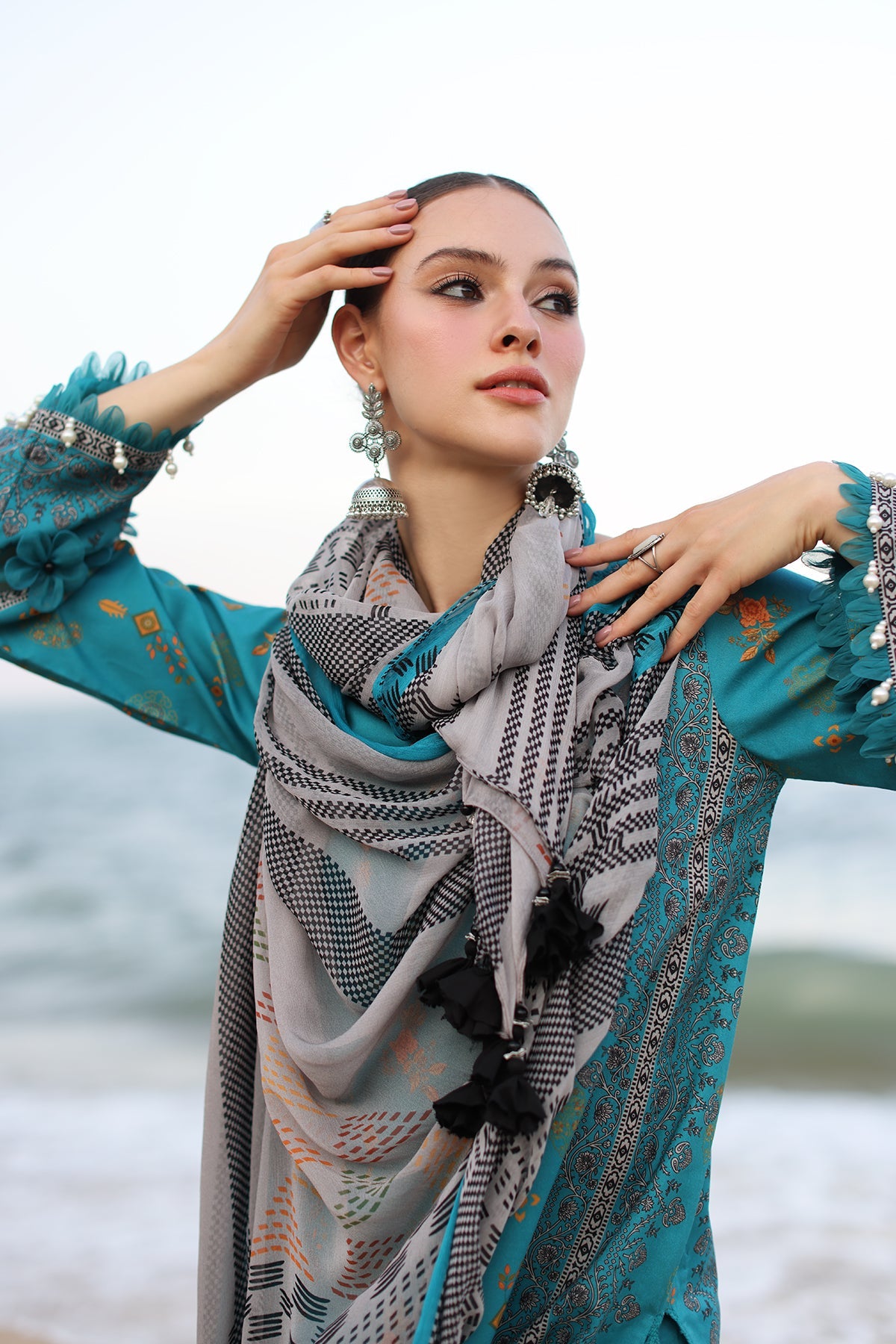 Charizma | C Prints Vol 6 | CP4-51 -  Charizma Casuals - Original Designer Dress - House of Maryam