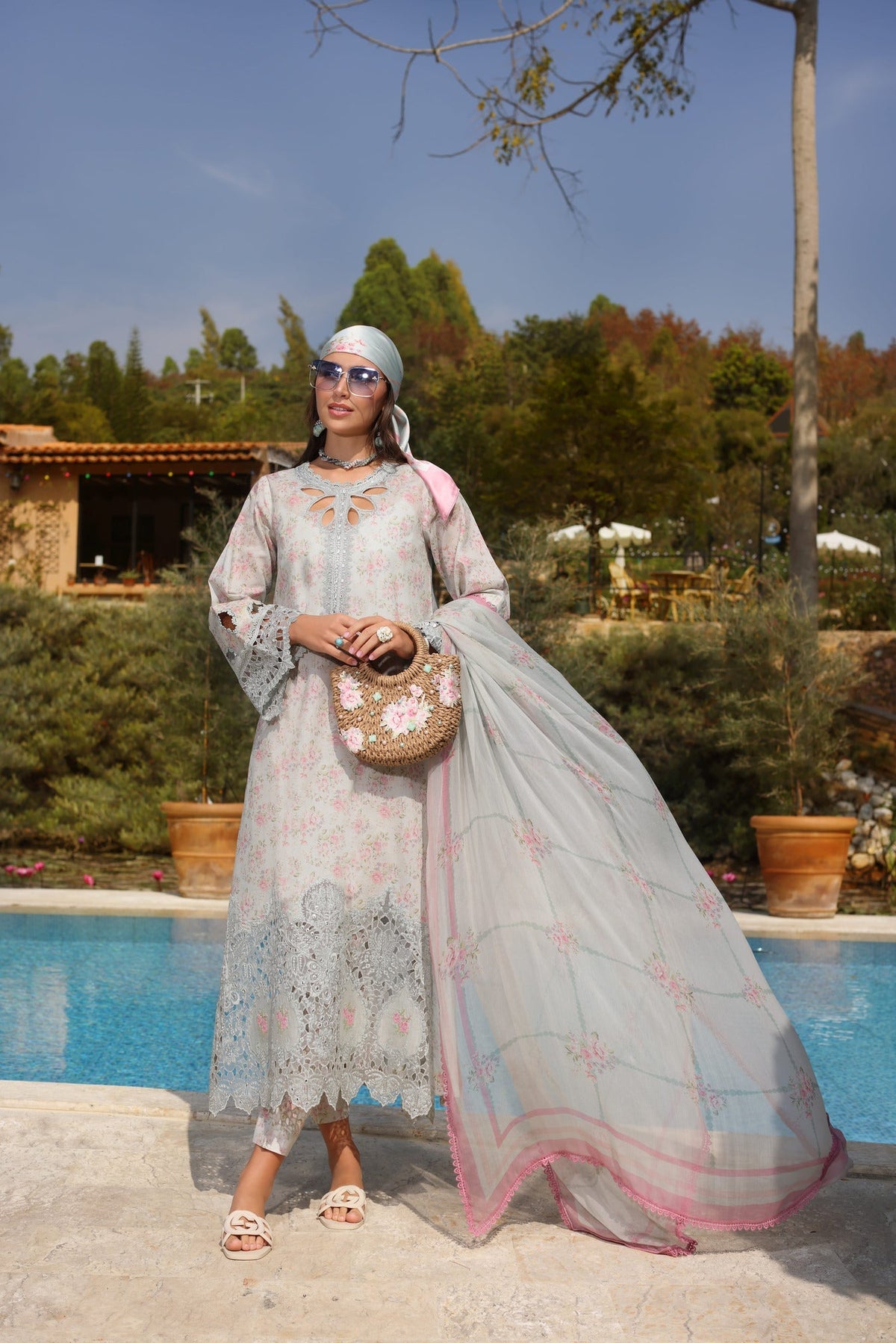 Noor by Saadia Asad | Luxe Chikankari 25 | D7-B -  Noor by Saadia Asad Ladies Clothes - Original Designer Dress - House of Maryam