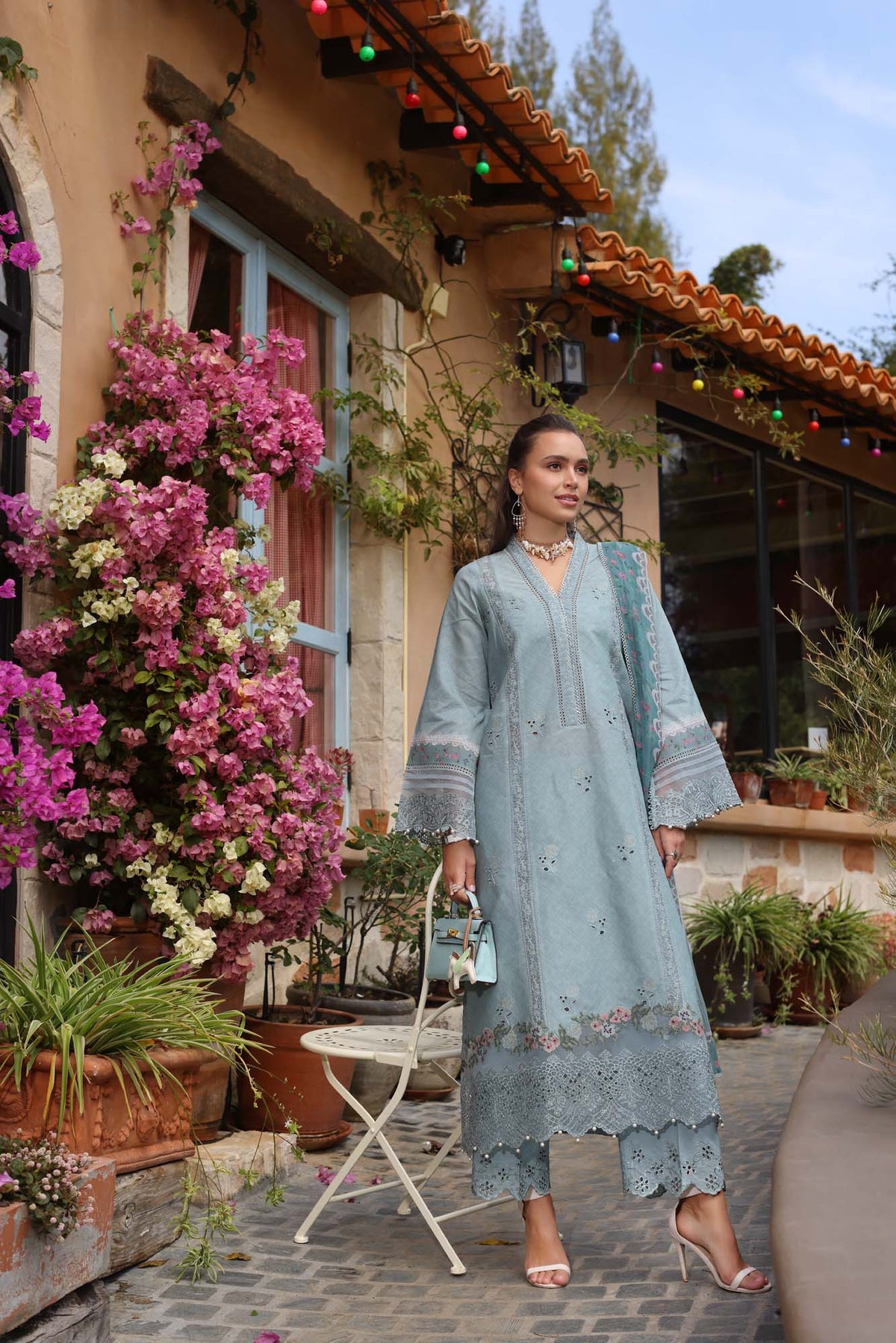 Noor by Saadia Asad | Luxe Chikankari 25 | D5-B -  Noor by Saadia Asad Ladies Clothes - Original Designer Dress - House of Maryam