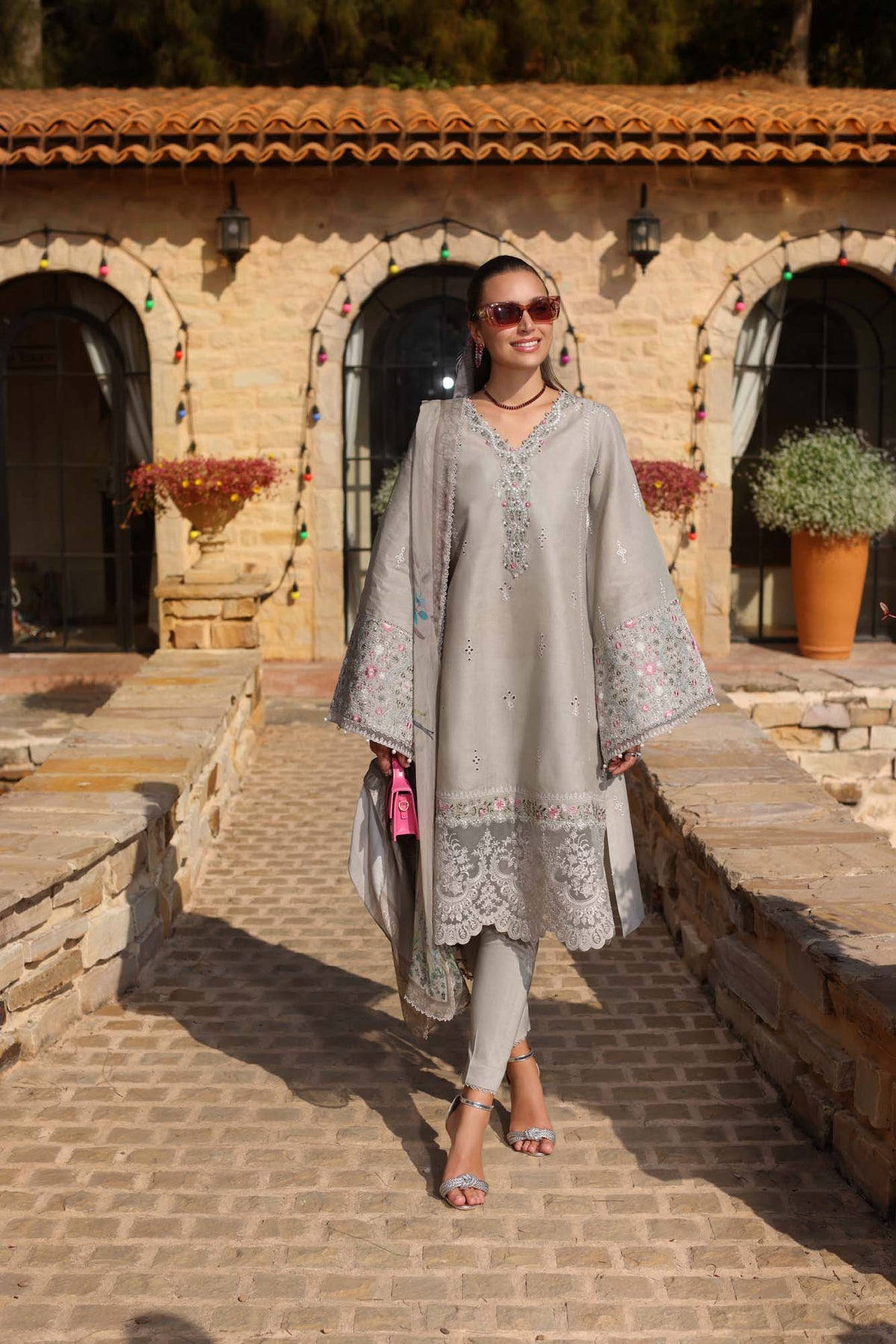 Noor by Saadia Asad | Luxe Chikankari 25 | D1-B -  Noor by Saadia Asad Ladies Clothes - Original Designer Dress - House of Maryam