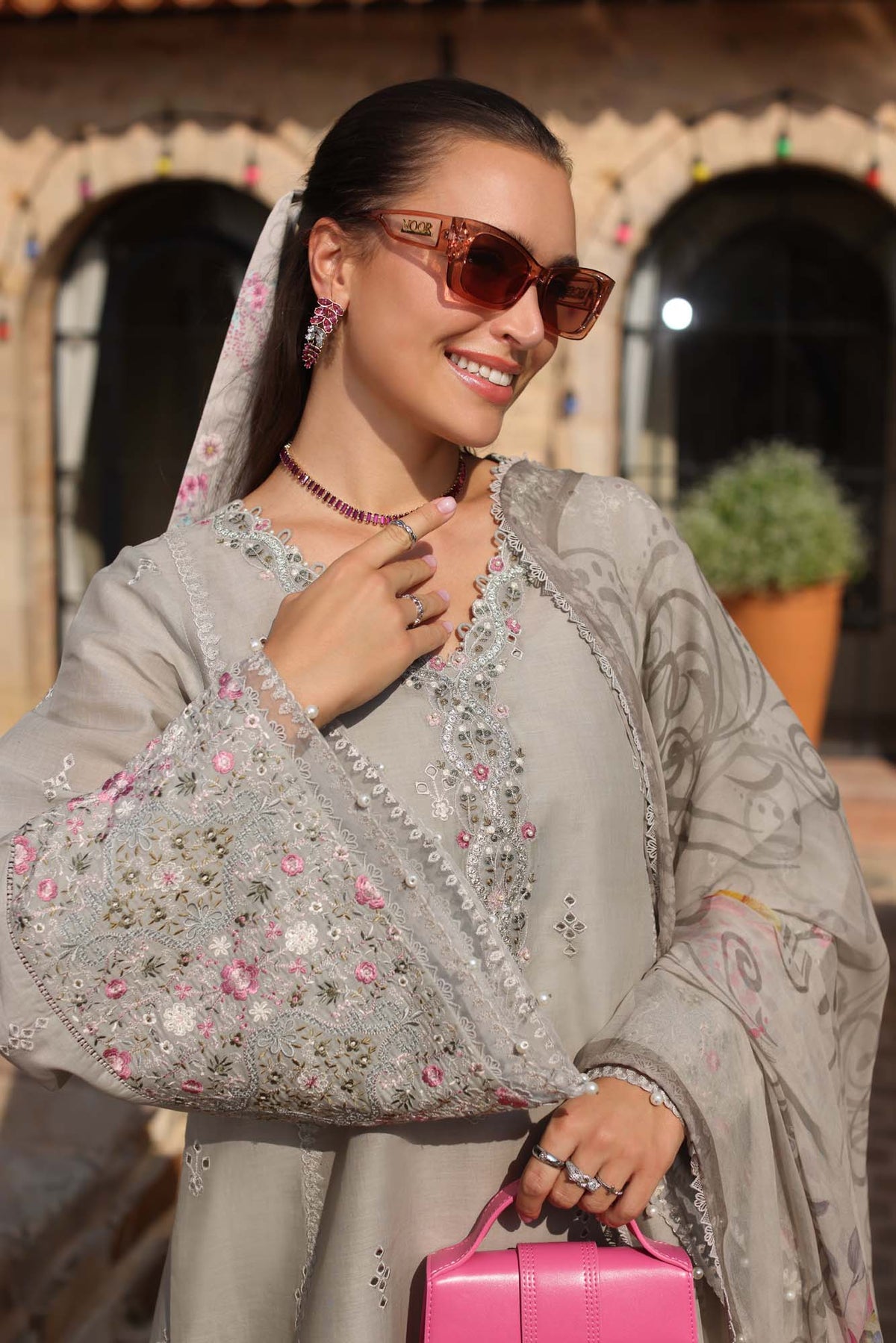 Noor by Saadia Asad | Luxe Chikankari 25 | D1-B -  Noor by Saadia Asad Ladies Clothes - Original Designer Dress - House of Maryam