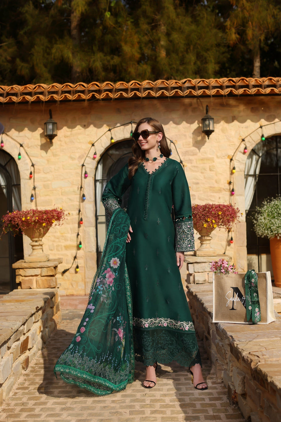 Noor by Saadia Asad | Luxe Chikankari 25 | D1-A