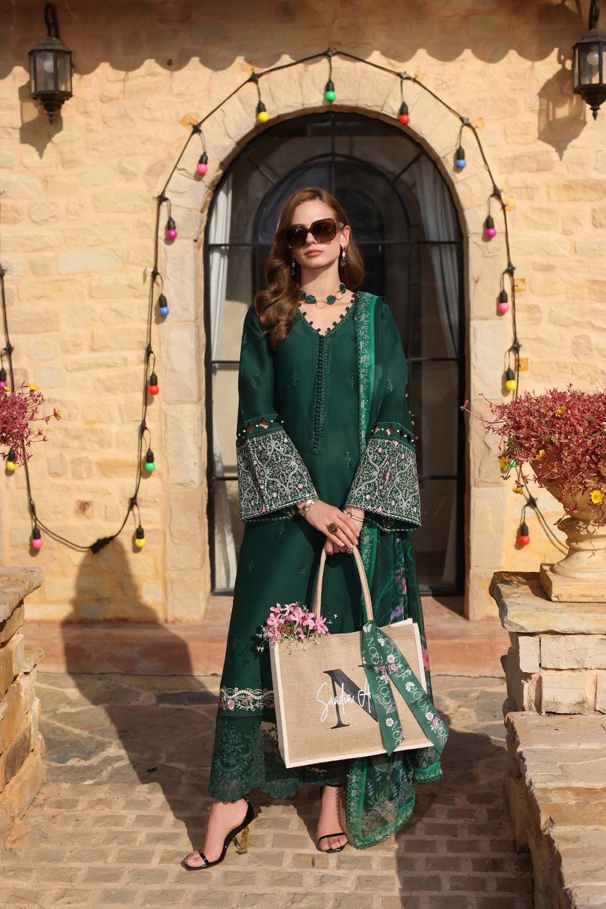 Noor by Saadia Asad | Luxe Chikankari 25 | D1-A -  Noor by Saadia Asad Ladies Clothes - Original Designer Dress - House of Maryam