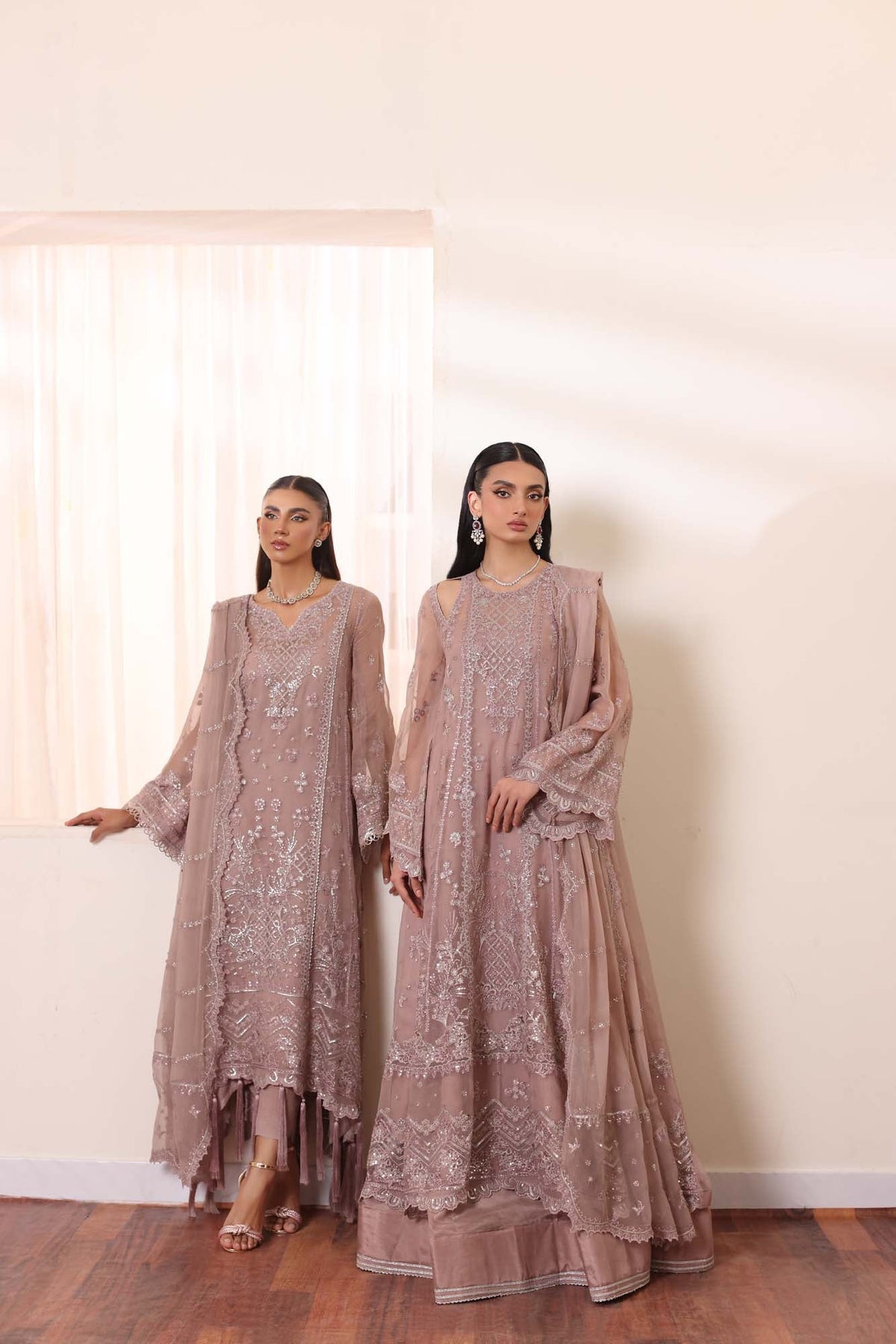 Noor by Saadia Asad | Noor Chiffon De Luxe | D7 -  Noor by Saadia Asad Formal - Original Designer Dress - House of Maryam
