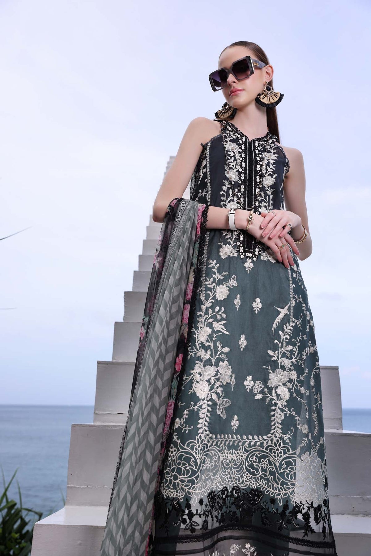 Noor by Saadia Asad | Luxe Printkari | D2-B-4