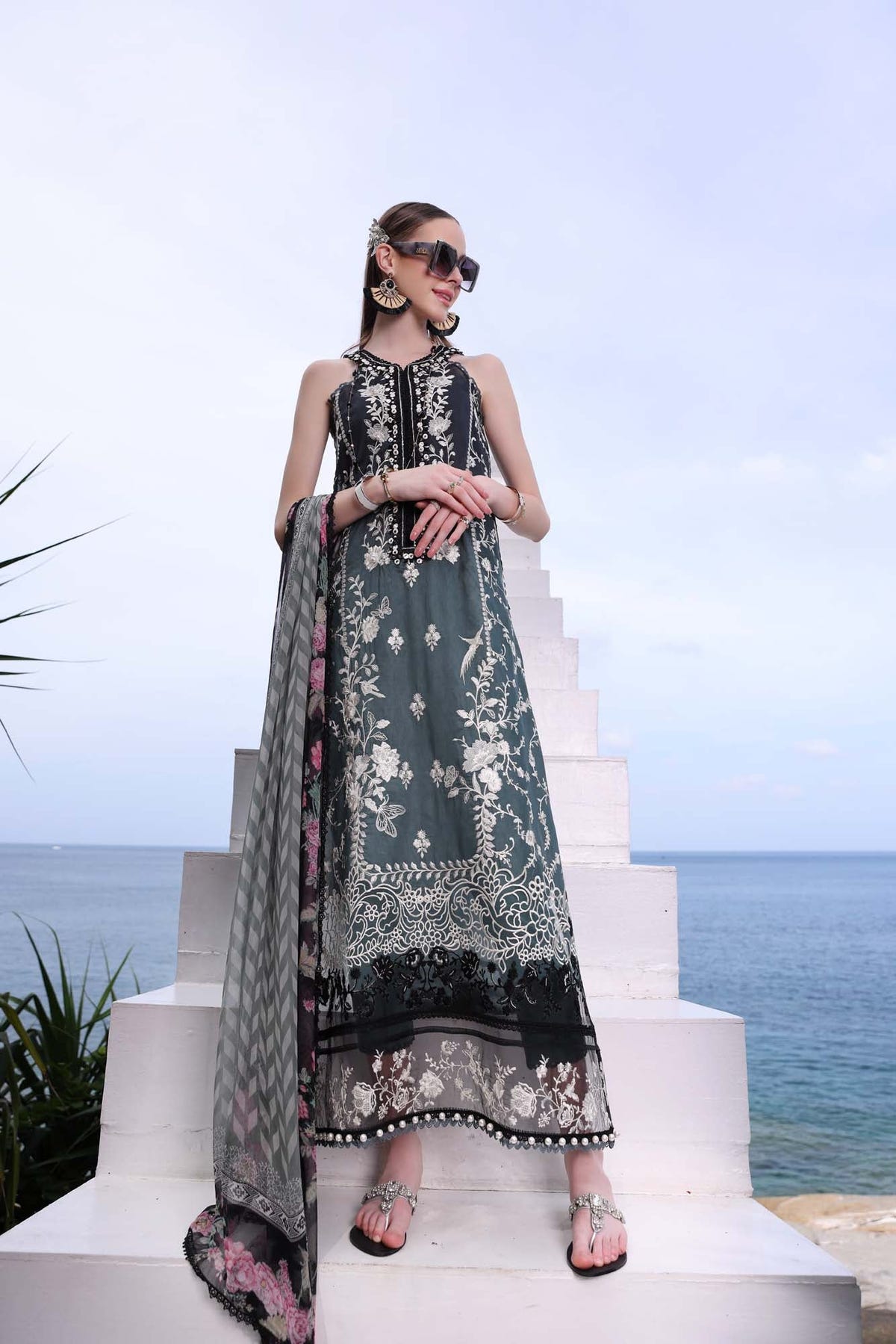 Noor by Saadia Asad | Luxe Printkari | D2-B