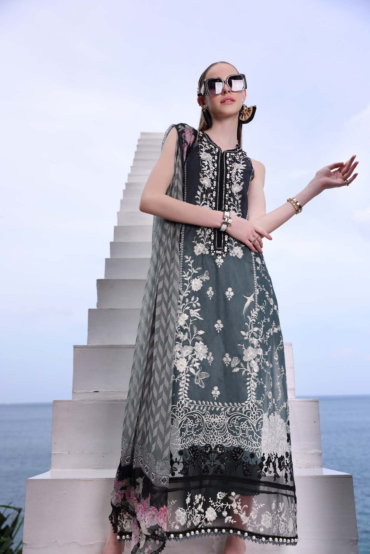 Noor by Saadia Asad | Luxe Printkari | D2-B-3