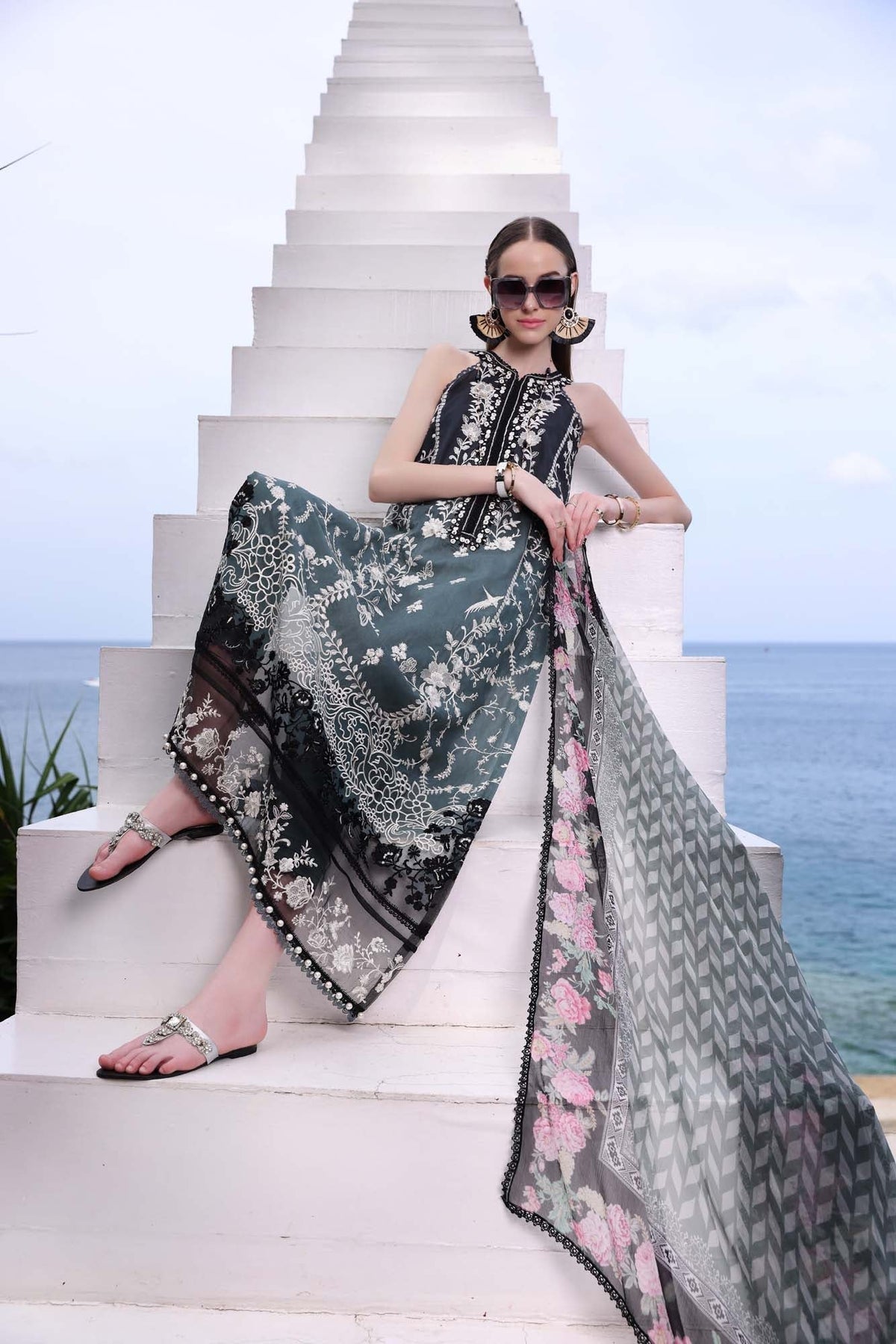 Noor by Saadia Asad | Luxe Printkari | D2-B-2