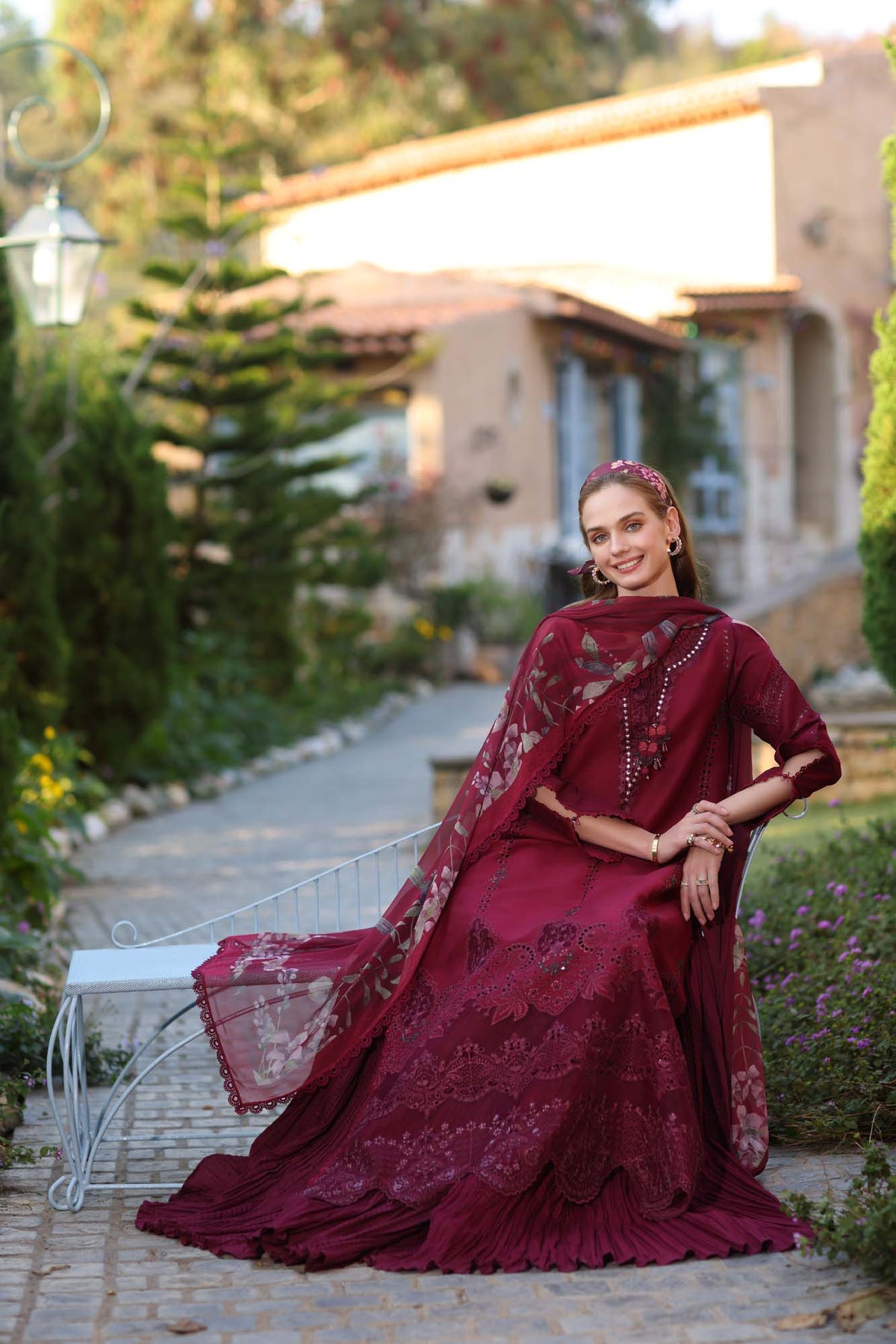 Noor by Saadia Asad | Luxe Chikankari 25 | D6-A -  Noor by Saadia Asad Ladies Clothes - Original Designer Dress - House of Maryam