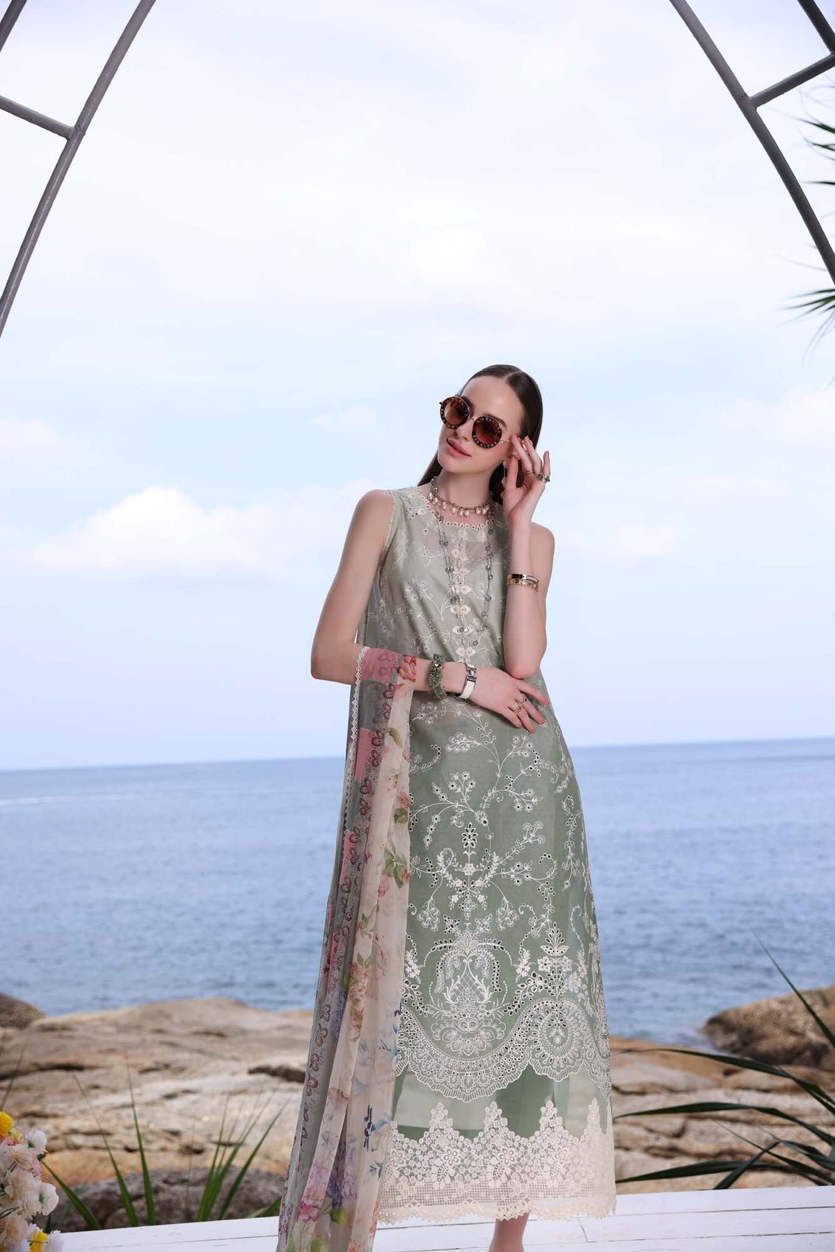 Noor by Saadia Asad | Luxe Printkari | D1-A-4