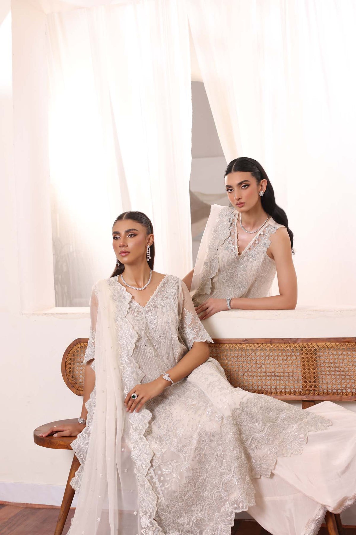 Noor by Saadia Asad | Noor Chiffon De Luxe | D5 -  Noor by Saadia Asad Formal - Original Designer Dress - House of Maryam
