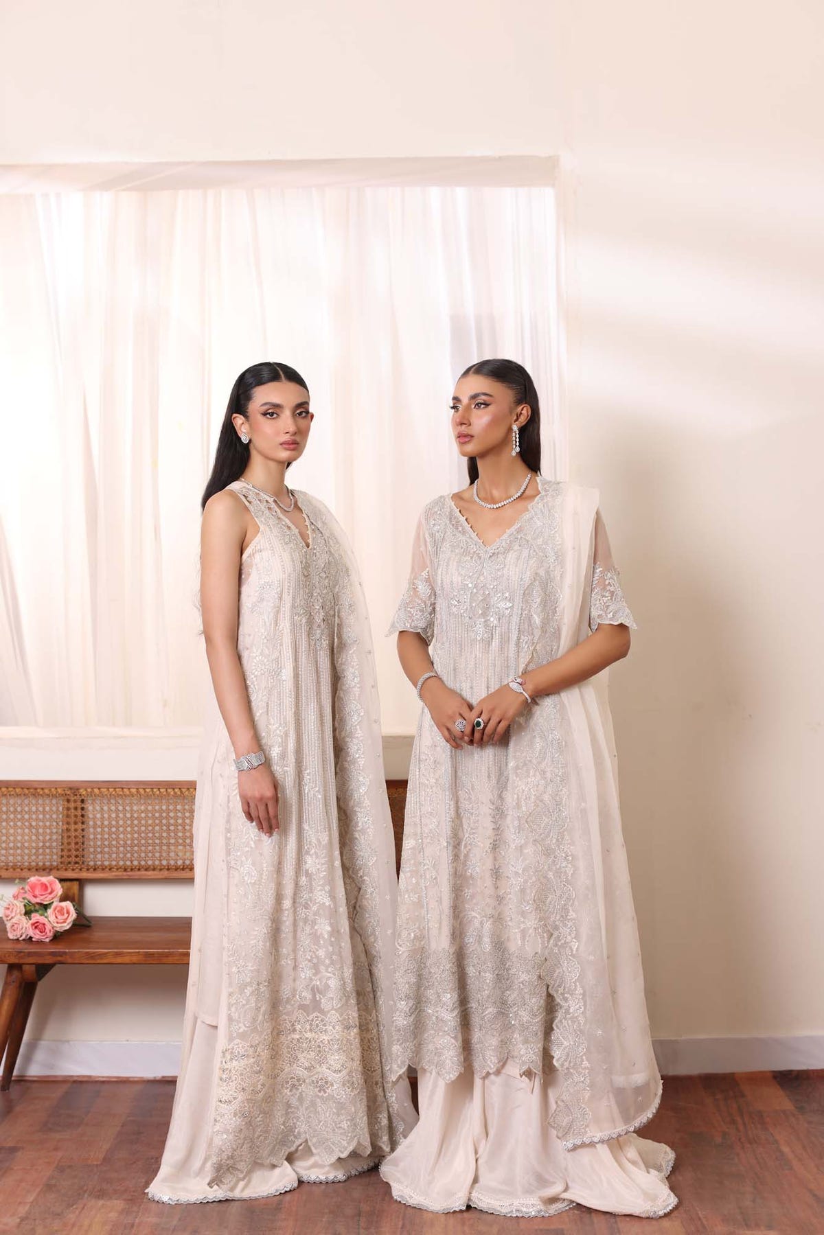 Noor by Saadia Asad | Noor Chiffon De Luxe | D5 -  Noor by Saadia Asad Formal - Original Designer Dress - House of Maryam