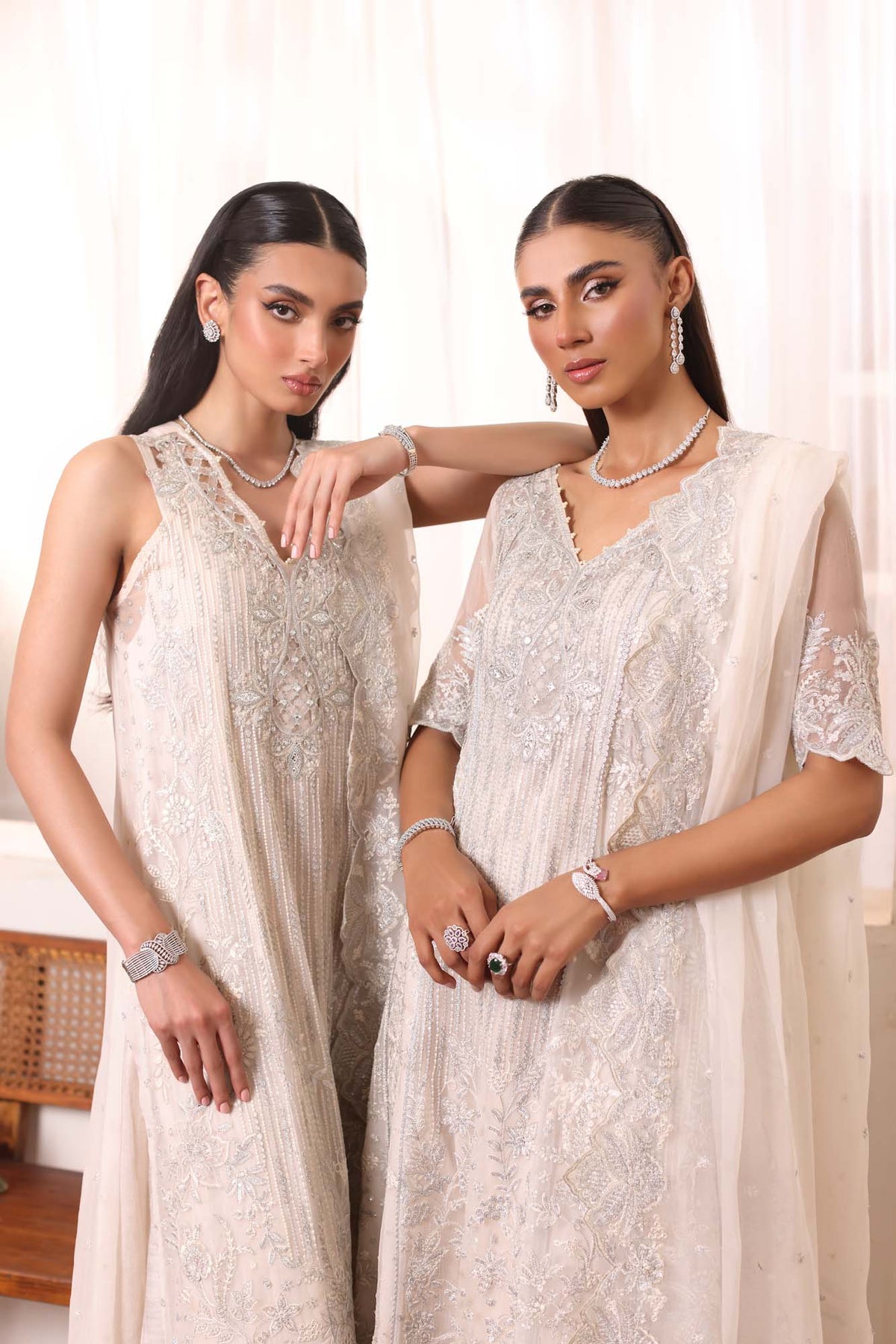 Noor by Saadia Asad | Noor Chiffon De Luxe | D5 -  Noor by Saadia Asad Formal - Original Designer Dress - House of Maryam
