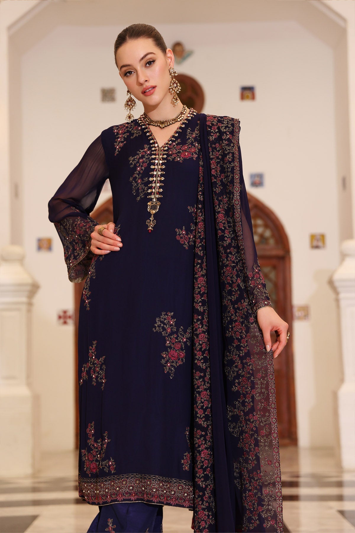 Chinyere | Formal Wedding Exclusive | INDIGO BUNCH (AA5260) -  Chinyere Ladies Clothes - Original Designer Dress - House of Maryam