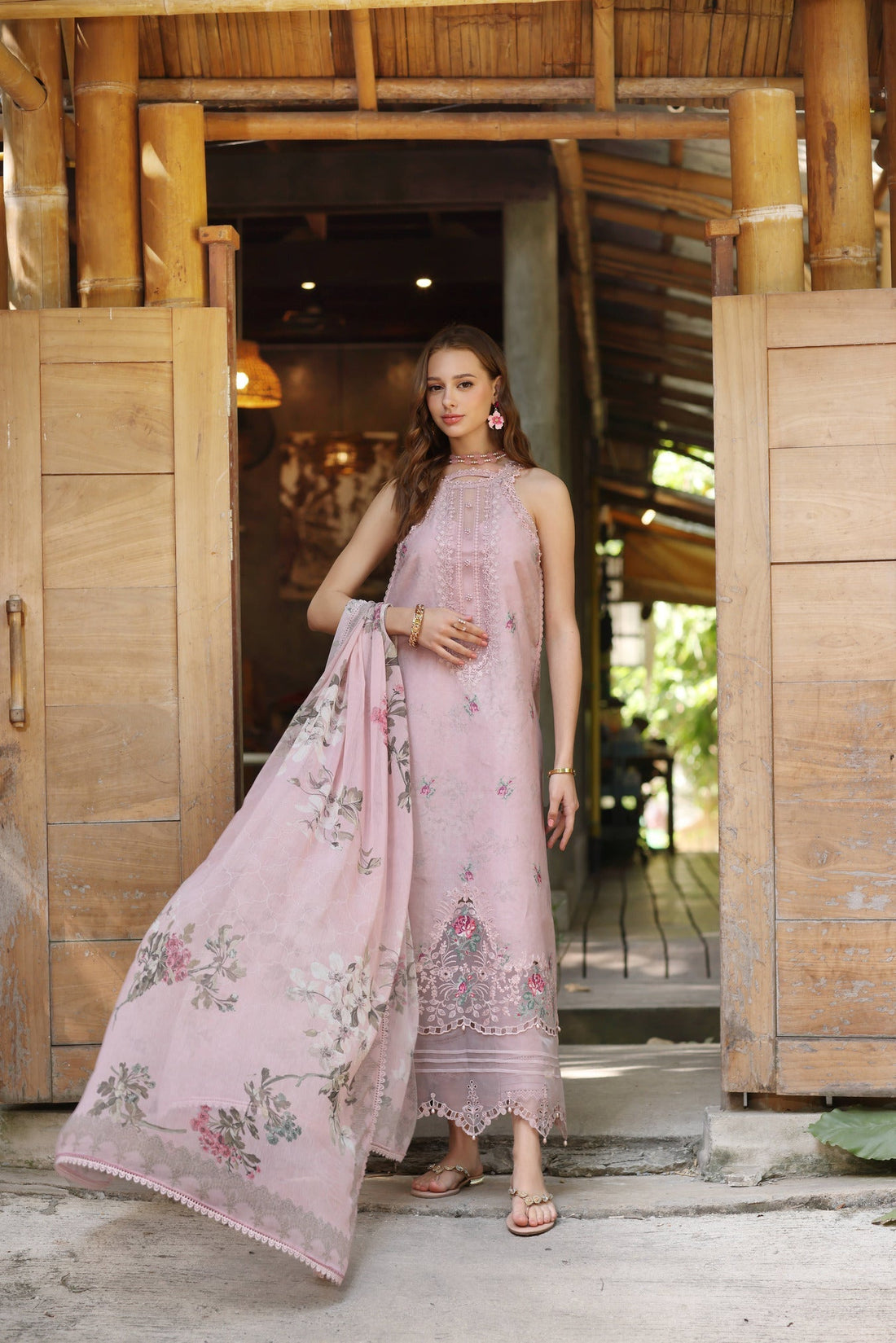 Noor by Saadia Asad | Eid Luxe Printedkari | D2-B -  Noor by Saadia Asad Ladies Clothes -  House of Maryam