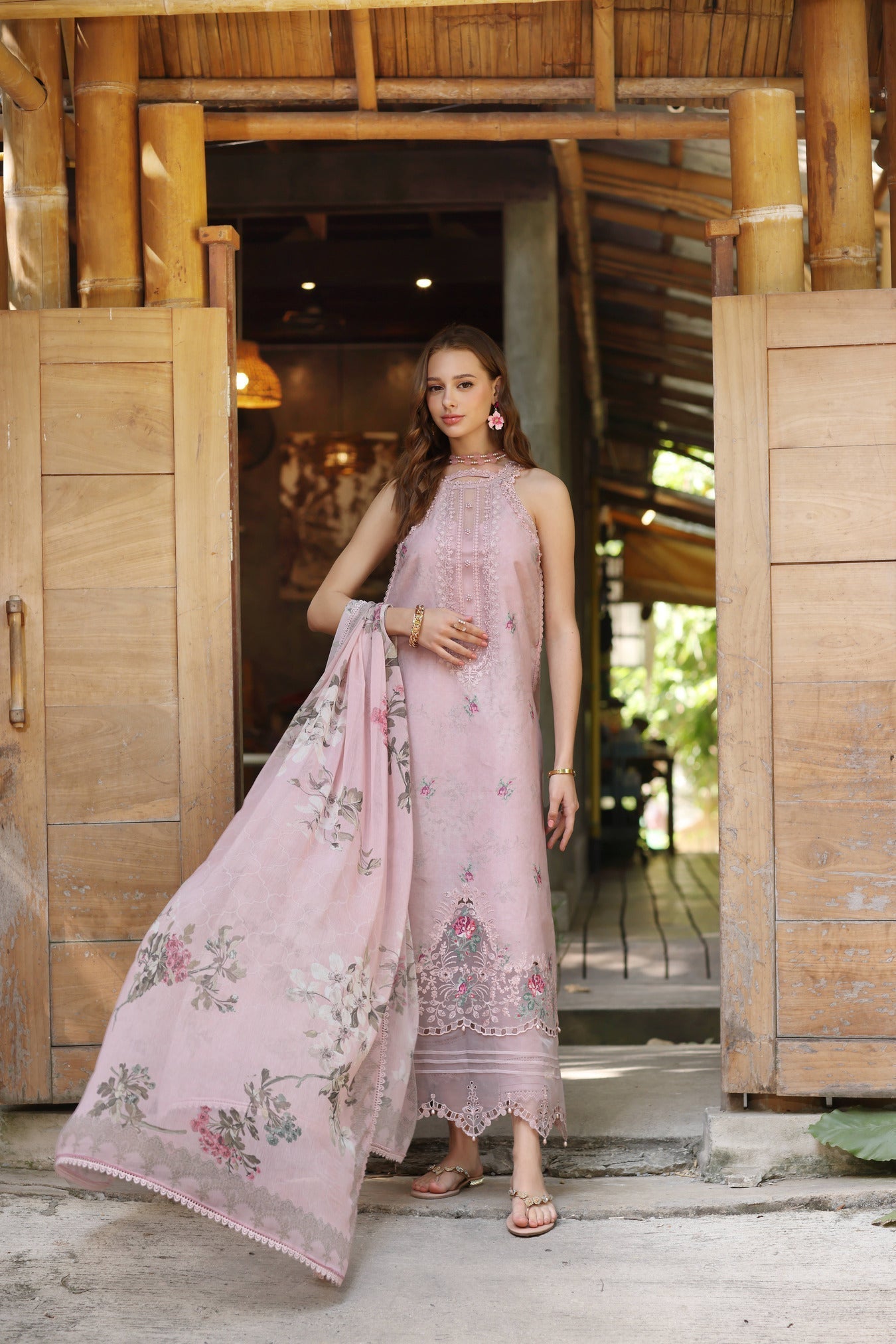 Noor by Saadia Asad | Eid Luxe Printedkari | D2-B -  Noor by Saadia Asad Ladies Clothes -  House of Maryam