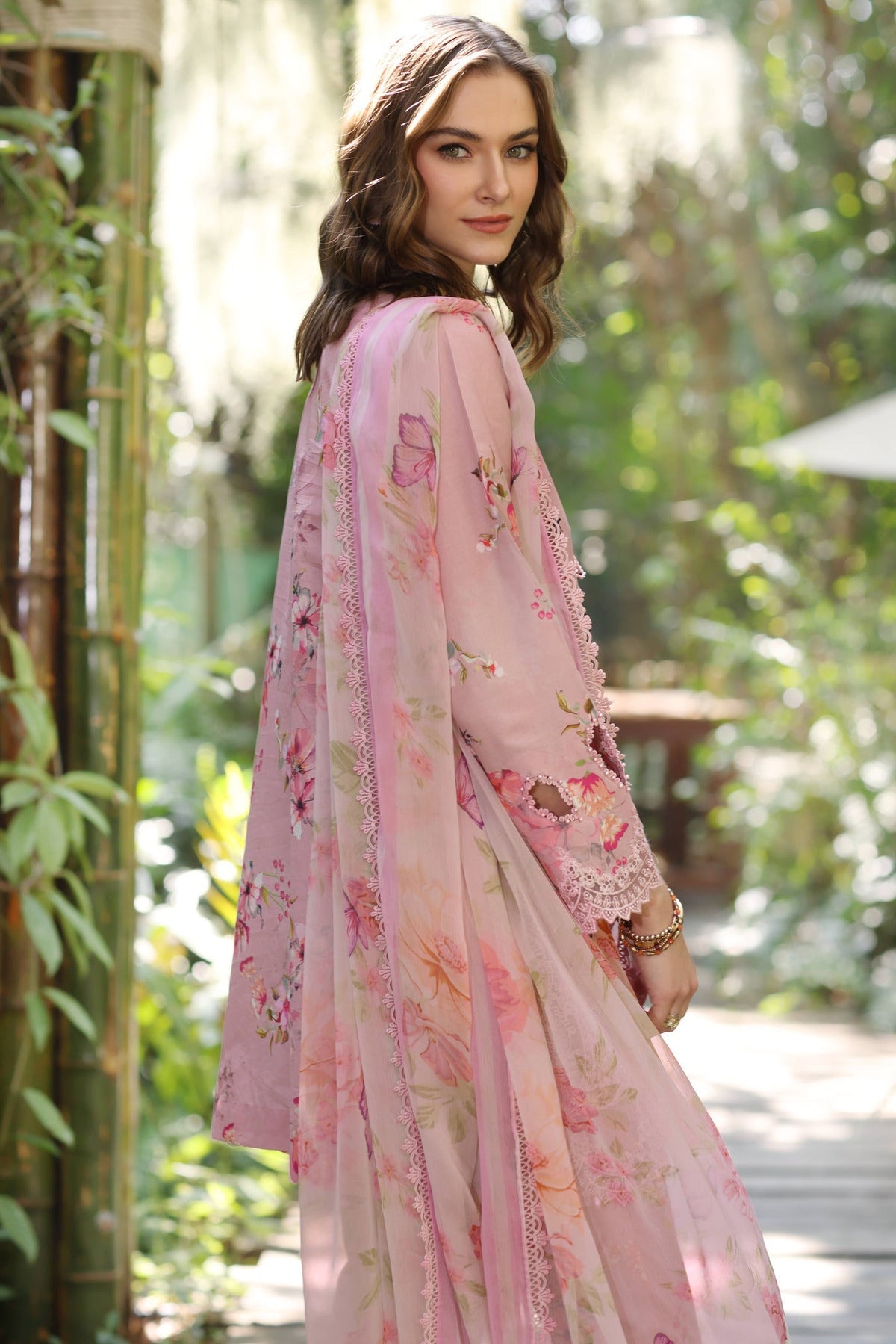 Noor by Saadia Asad | Eid Luxe Printedkari | D8-A -  Noor by Saadia Asad Ladies Clothes - Original Designer Dress - House of Maryam