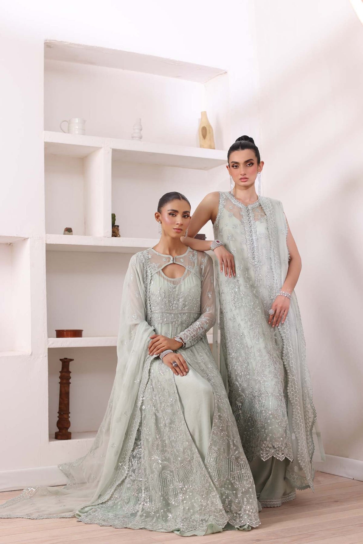 Noor by Saadia Asad | Noor Chiffon De Luxe | D8 -  Noor by Saadia Asad Formal - Original Designer Dress - House of Maryam