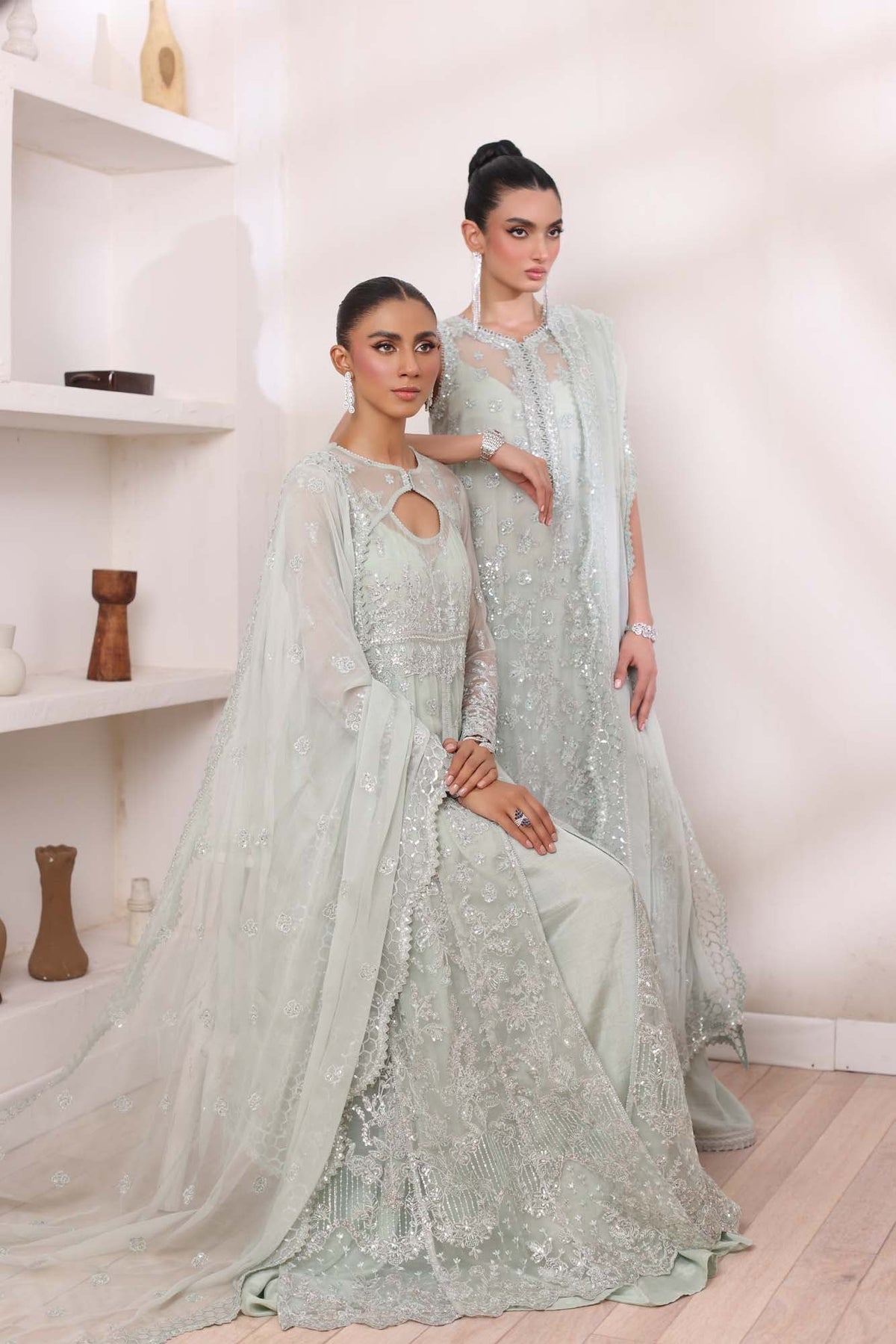 Noor by Saadia Asad | Noor Chiffon De Luxe | D8 -  Noor by Saadia Asad Formal - Original Designer Dress - House of Maryam
