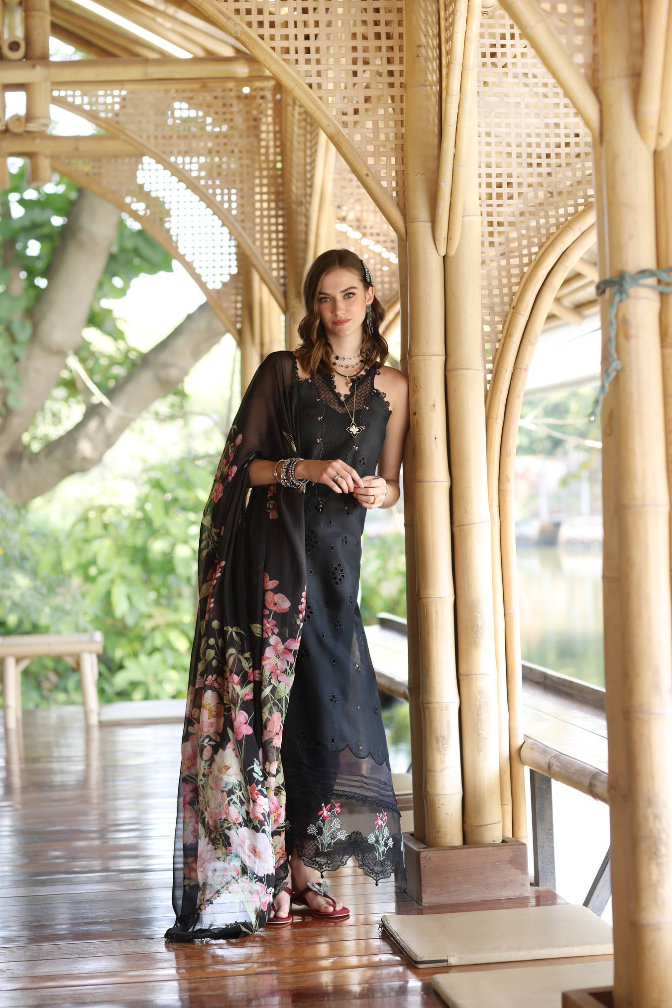 Noor by Saadia Asad | Eid Luxe Printedkari | D7-A -  Noor by Saadia Asad Ladies Clothes -  House of Maryam