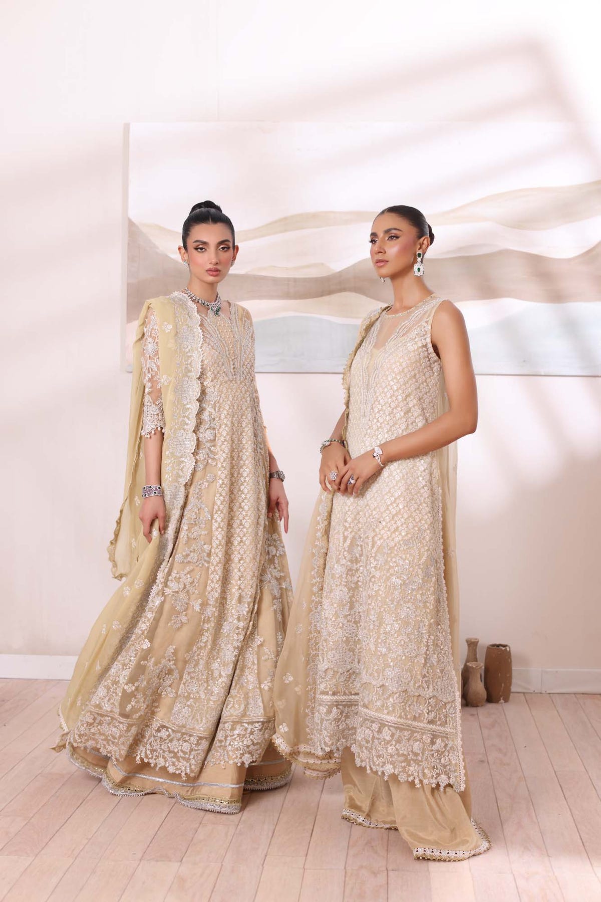 Noor by Saadia Asad | Noor Chiffon De Luxe | D1 -  Noor by Saadia Asad Formal - Original Designer Dress - House of Maryam
