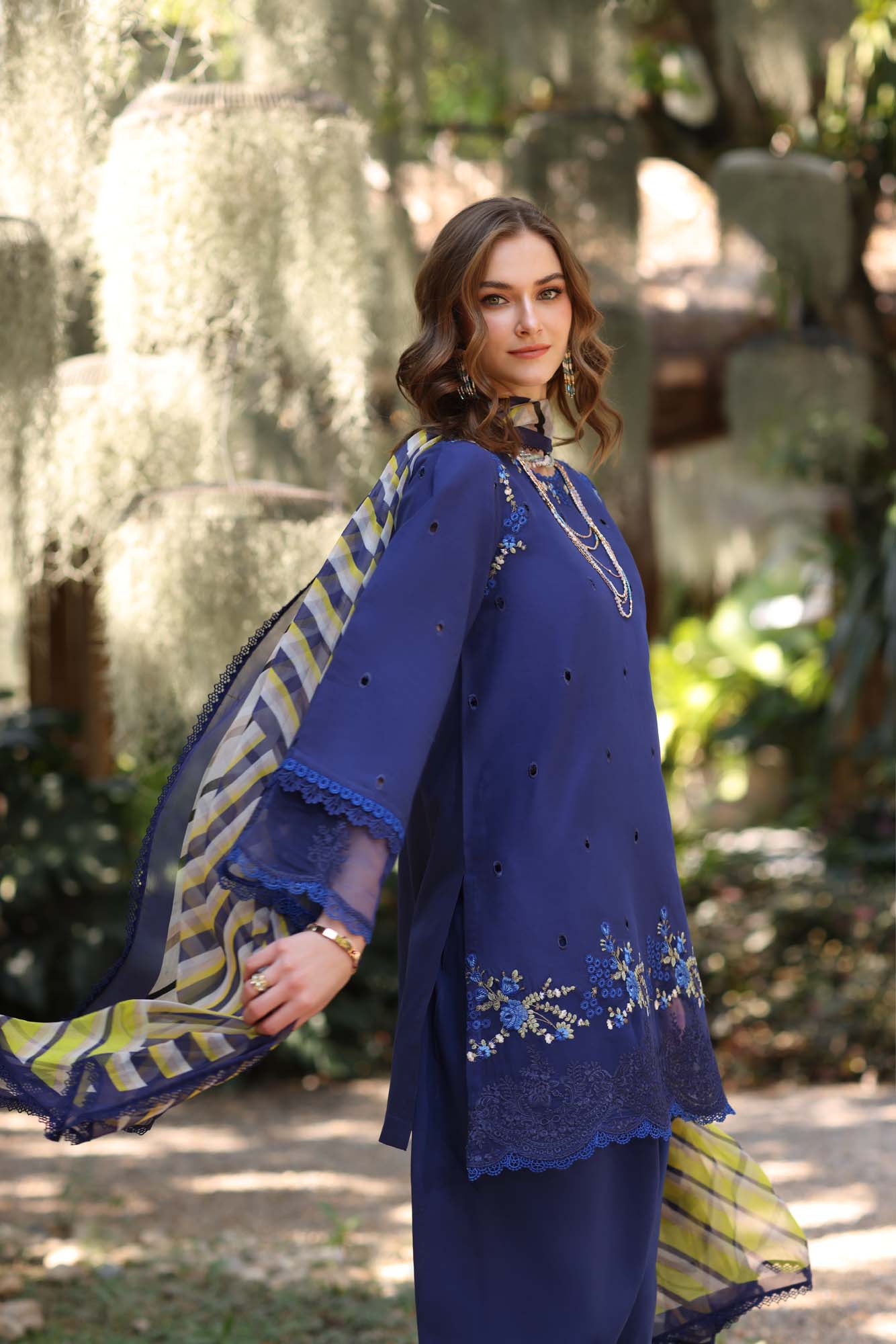 Noor by Saadia Asad | Eid Luxe Printedkari | D3-A -  Noor by Saadia Asad Ladies Clothes -  House of Maryam