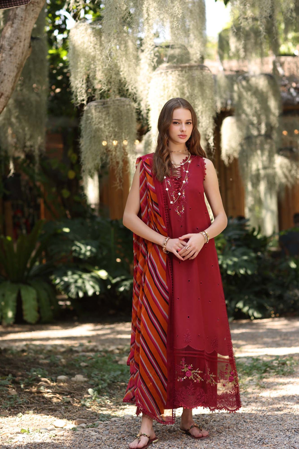 Noor by Saadia Asad | Eid Luxe Printedkari | D3-B -  Noor by Saadia Asad Ladies Clothes - Original Designer Dress - House of Maryam