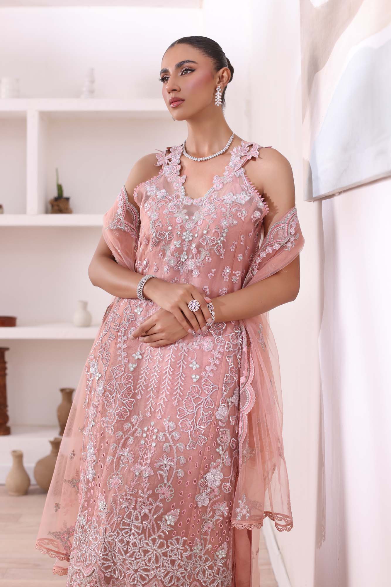 Noor by Saadia Asad | Noor Chiffon De Luxe | D6 by Designer Noor by Saadia Asad - House of Maryam - Pakistani Designer Ethnic Wear in {{ shop.shopifyCountryName }}